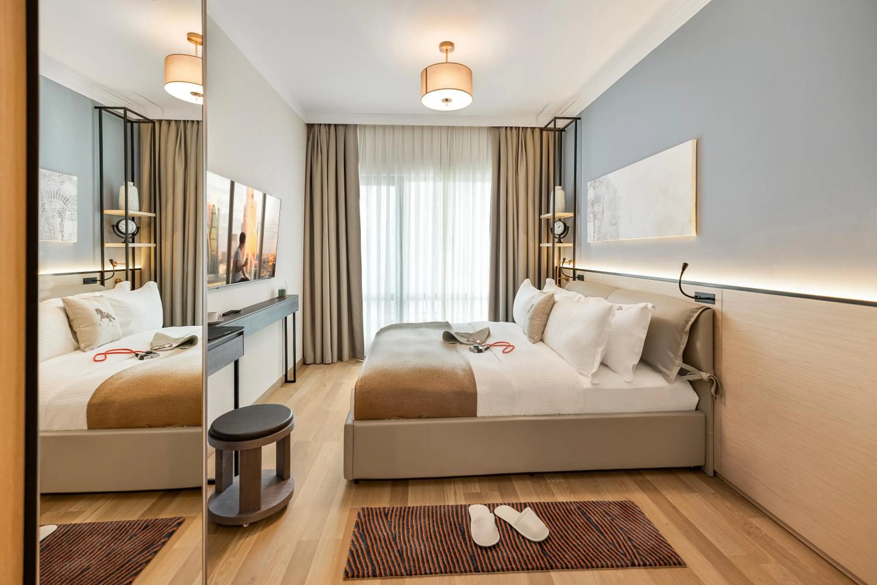 Bed in Citadines Maslak Istanbul