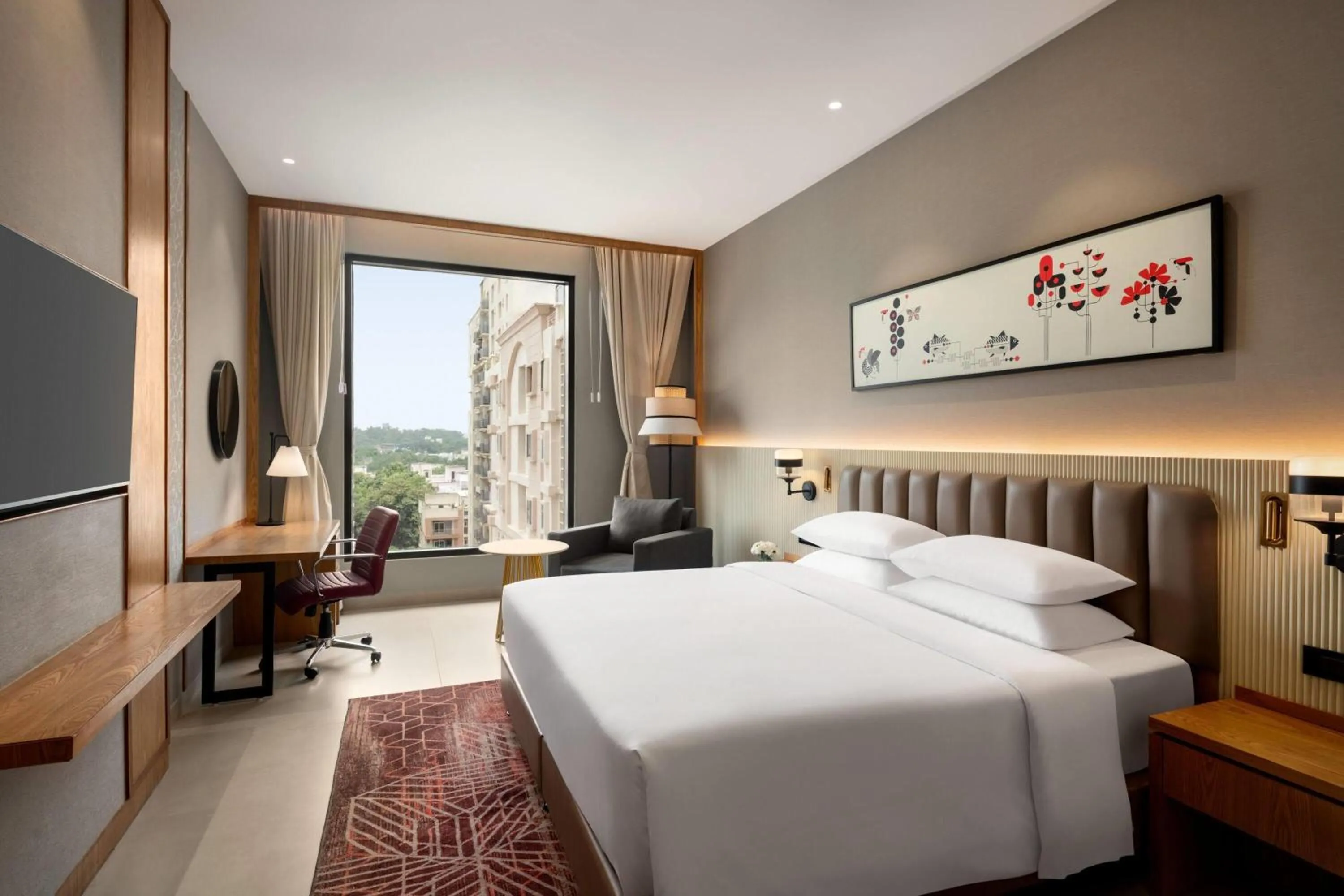 Photo of the whole room, Bed in Ramada by Wyndham Ranchi