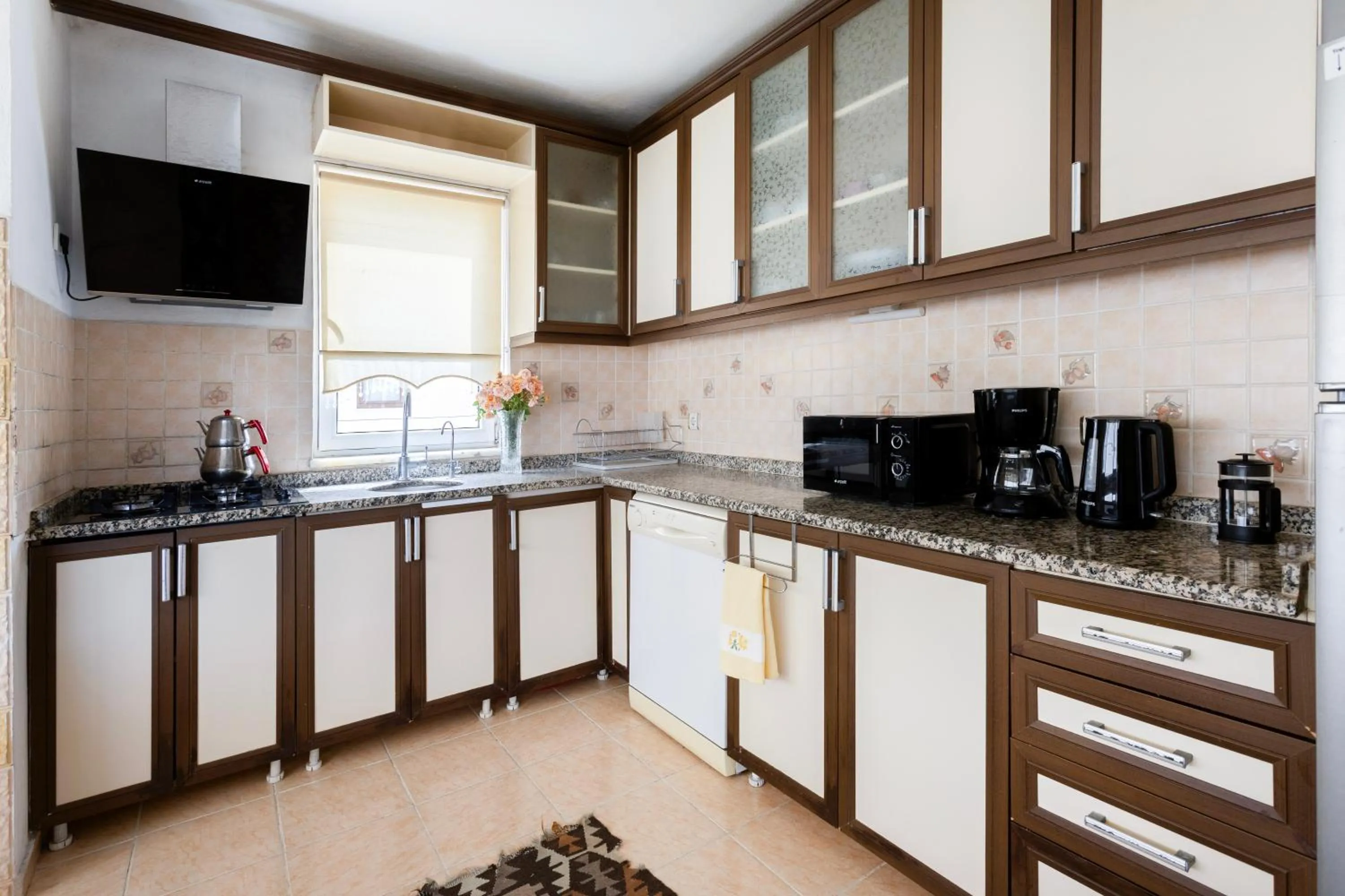 kitchen in Kaya Apart Datca
