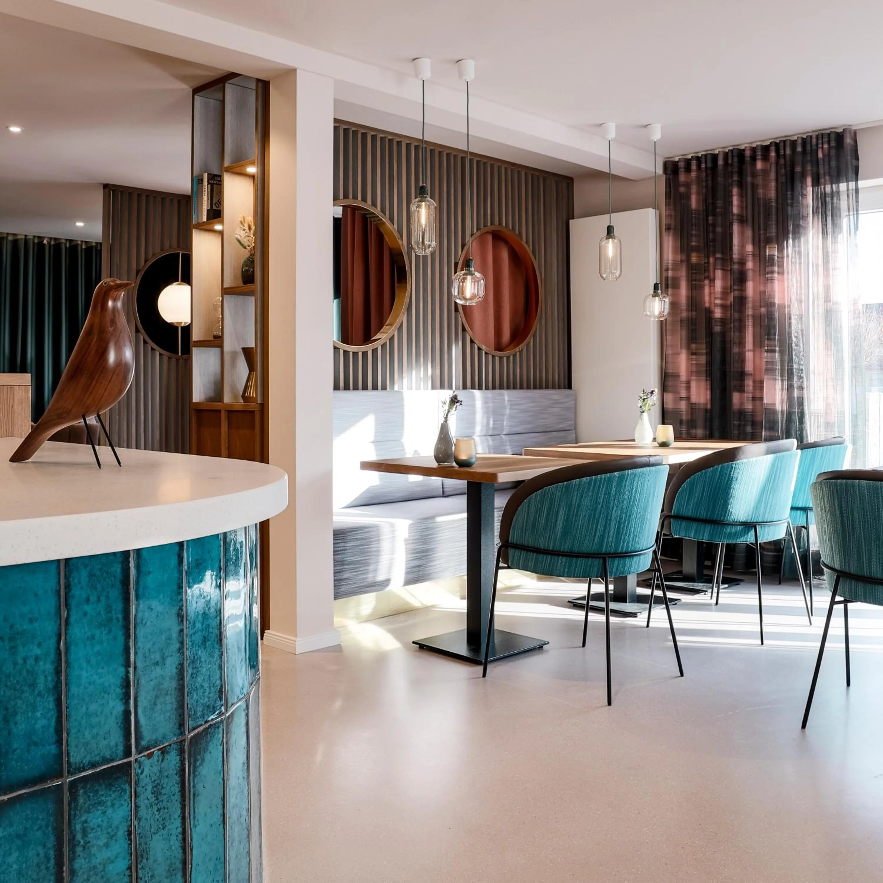 Seating area in Hotel Astra Maris