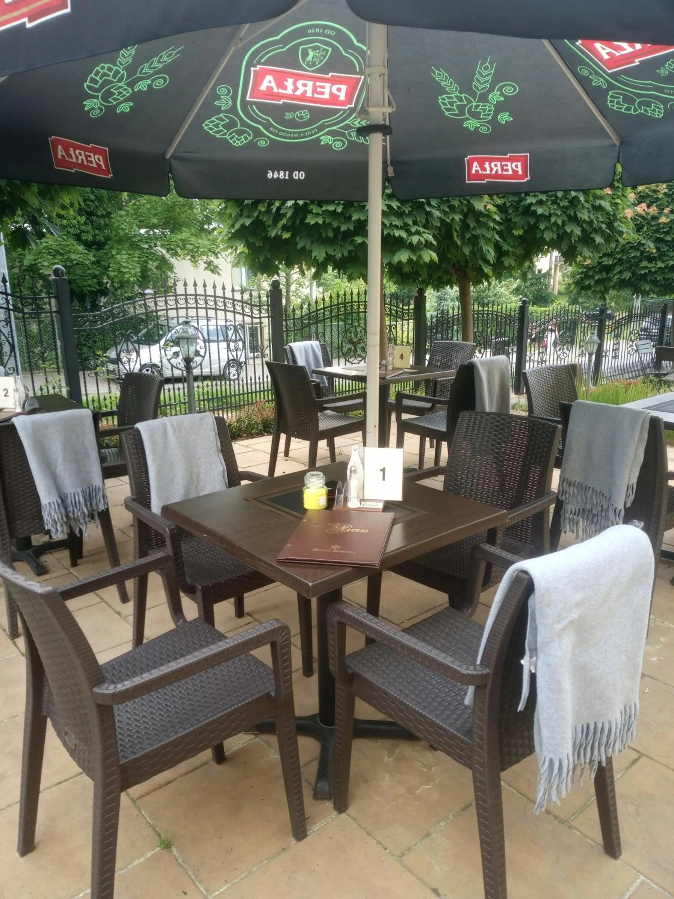 Balcony/Terrace in Hotel Korona