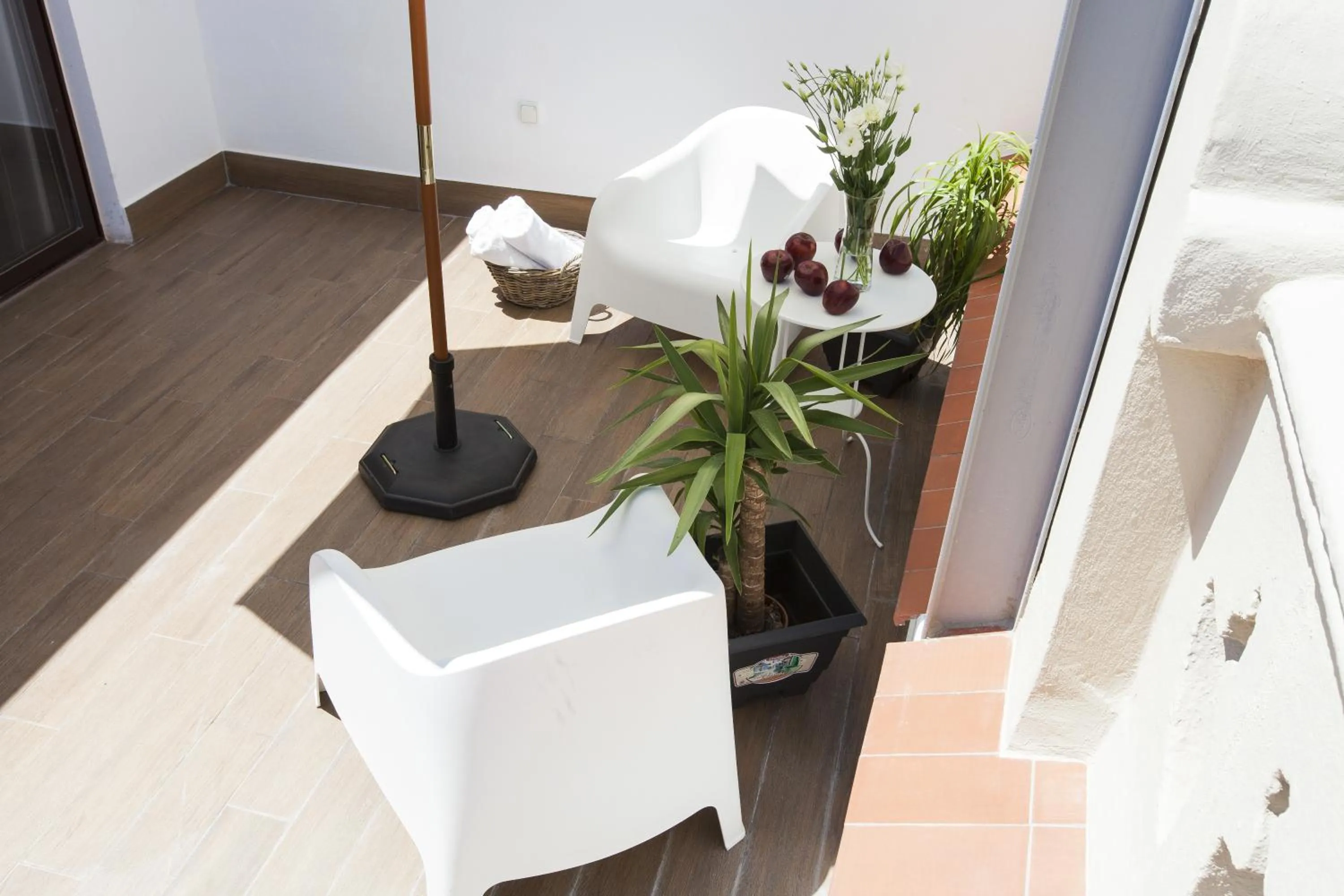 Patio in Aspasios Charming Flats