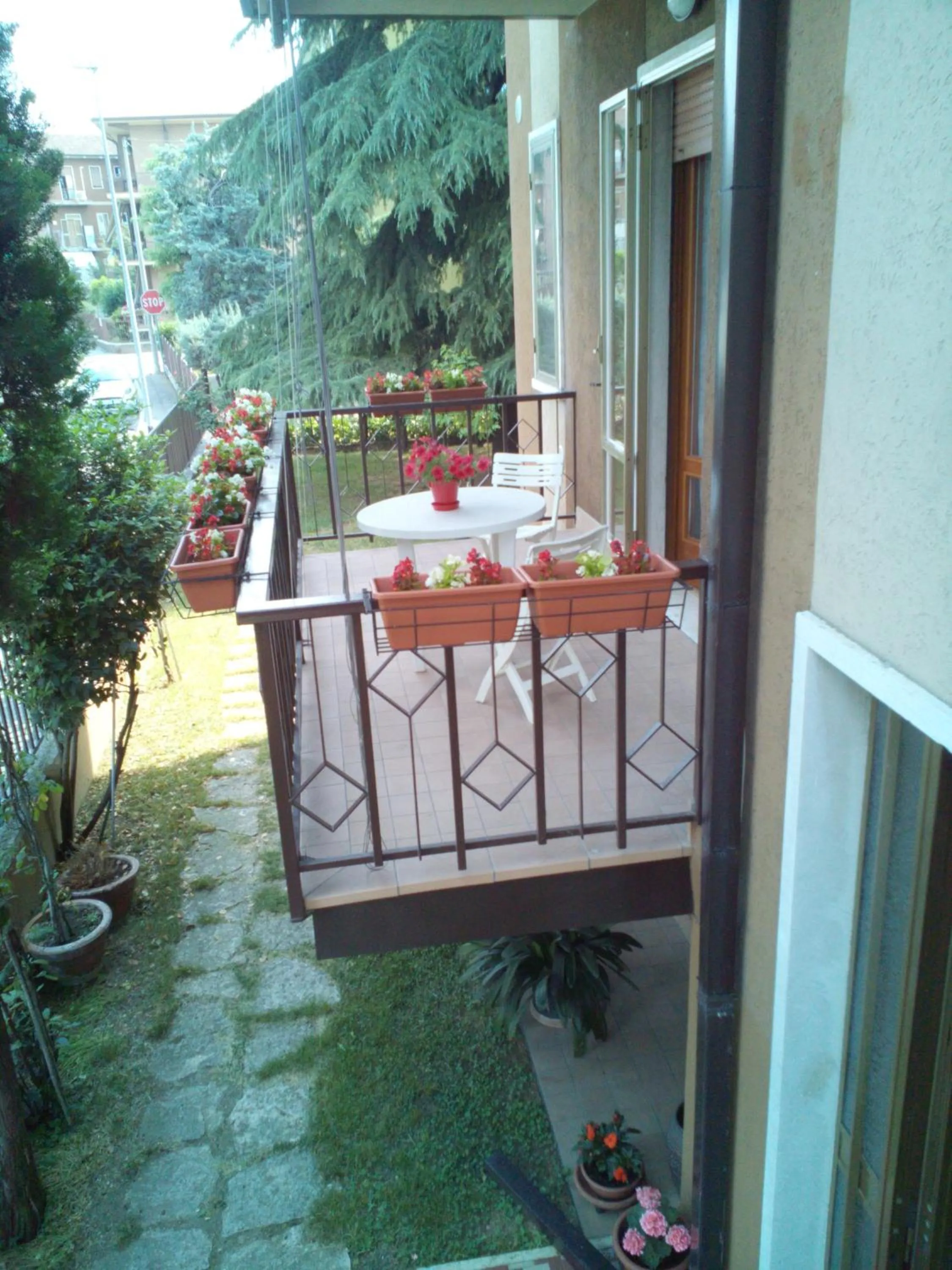 Balcony/Terrace in B&B Il Mondo Di Ross