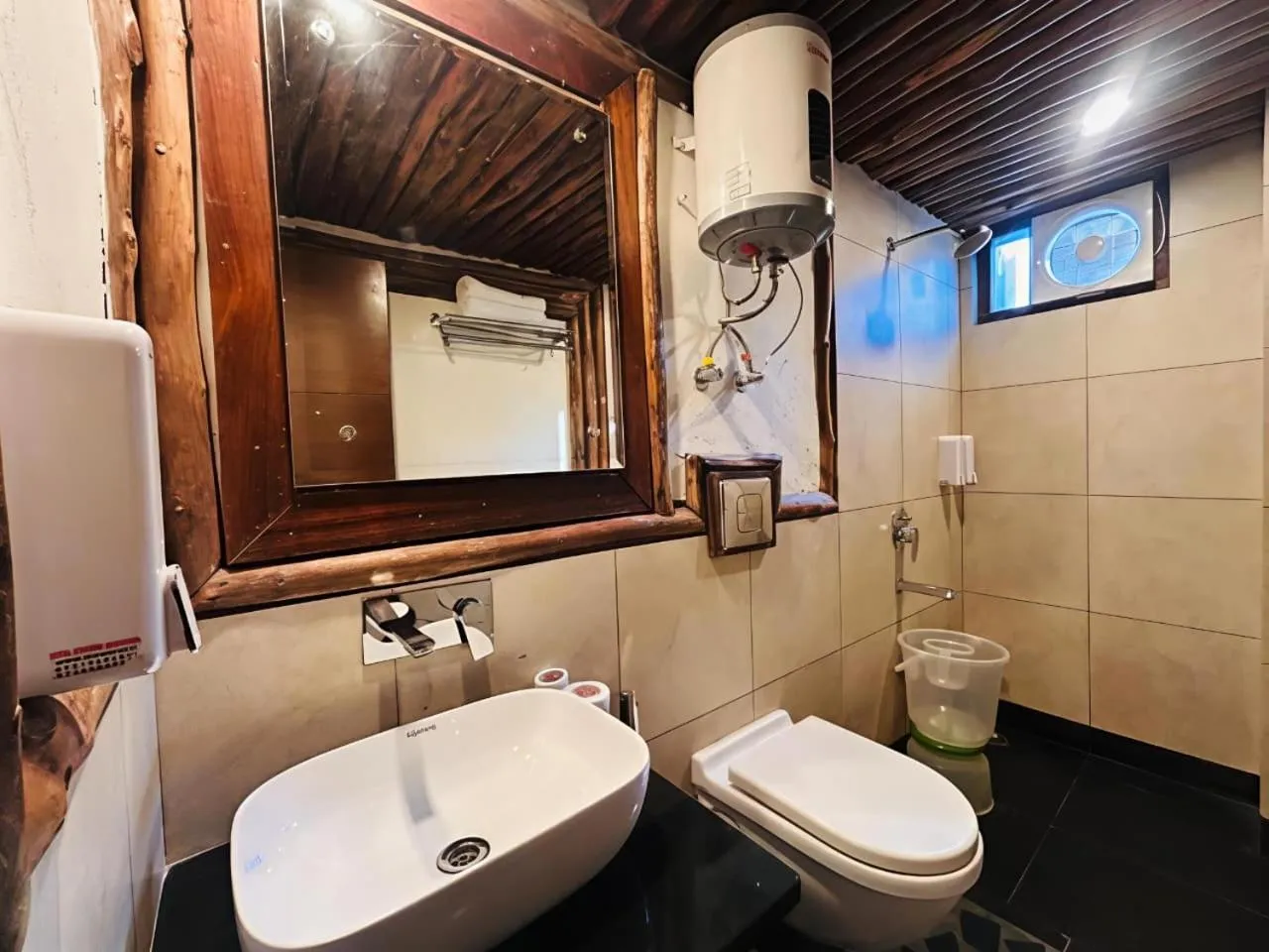 Shower in Hotel Dwaper A Premium Property Near Mall Road