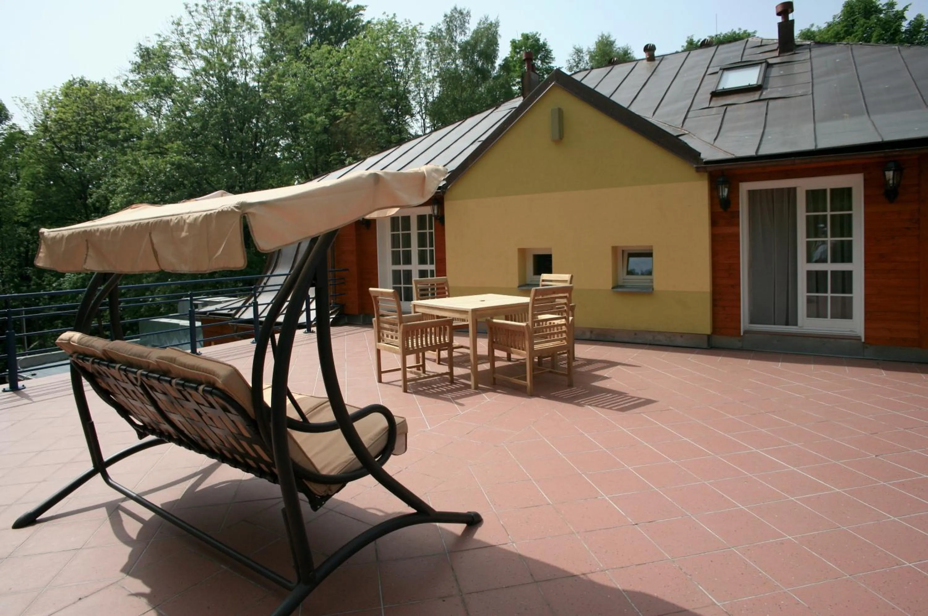 Balcony/Terrace in Spa Resort Libverda - Hotel Lesní Zátiší
