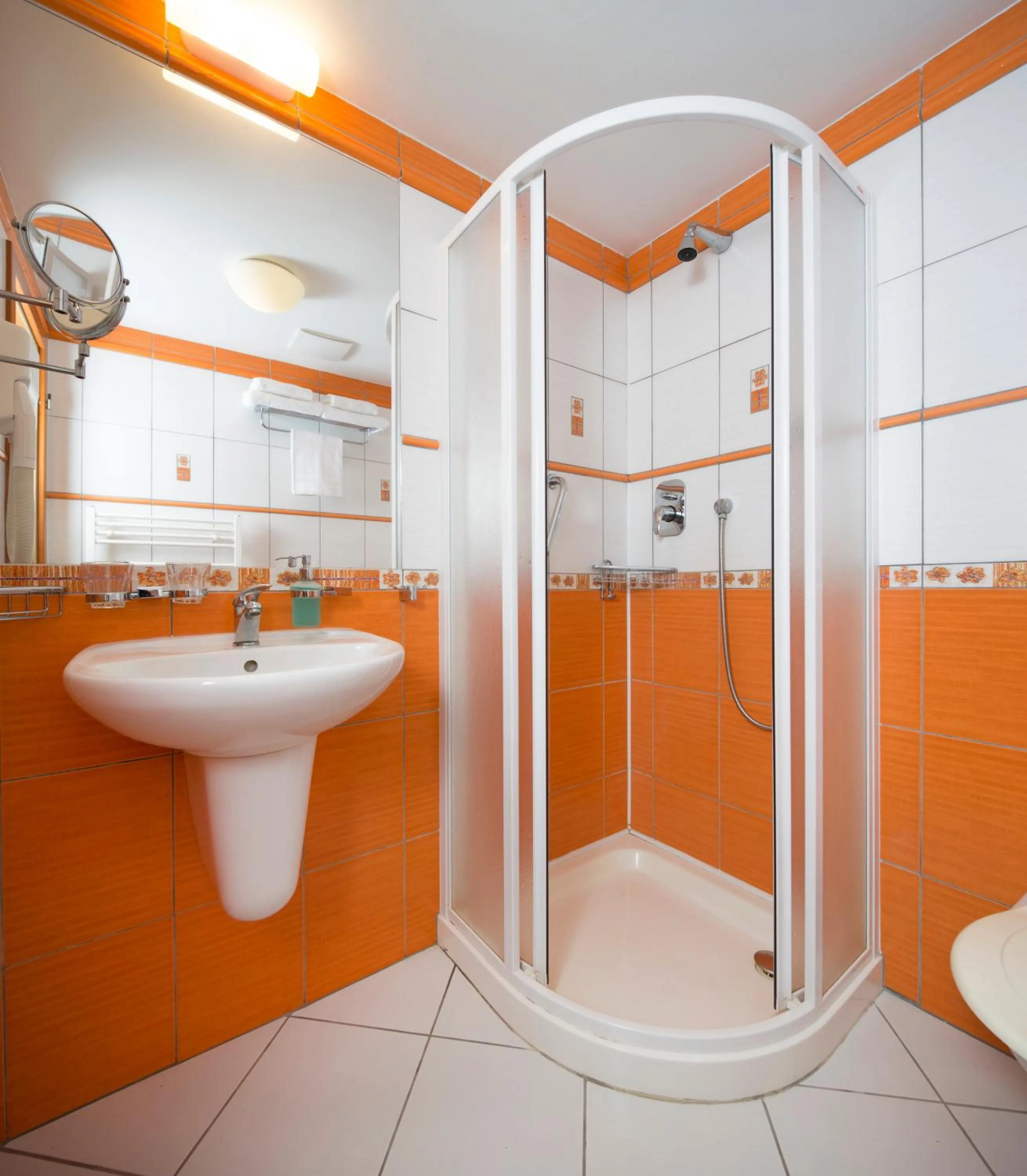 Shower in Spa Resort Libverda - Hotel Lesní Zátiší