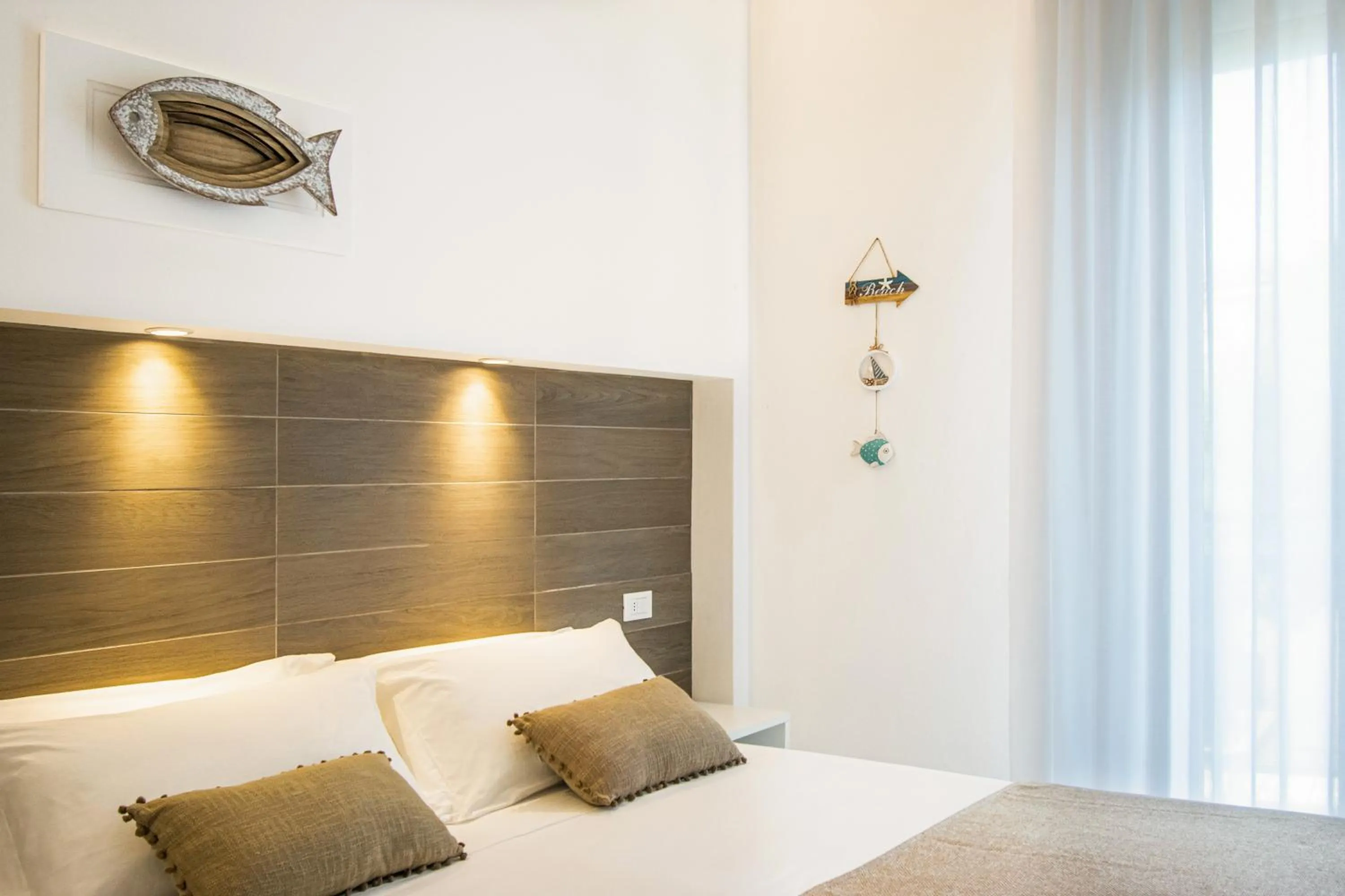 Bed in Ambra Hotel Cattolica