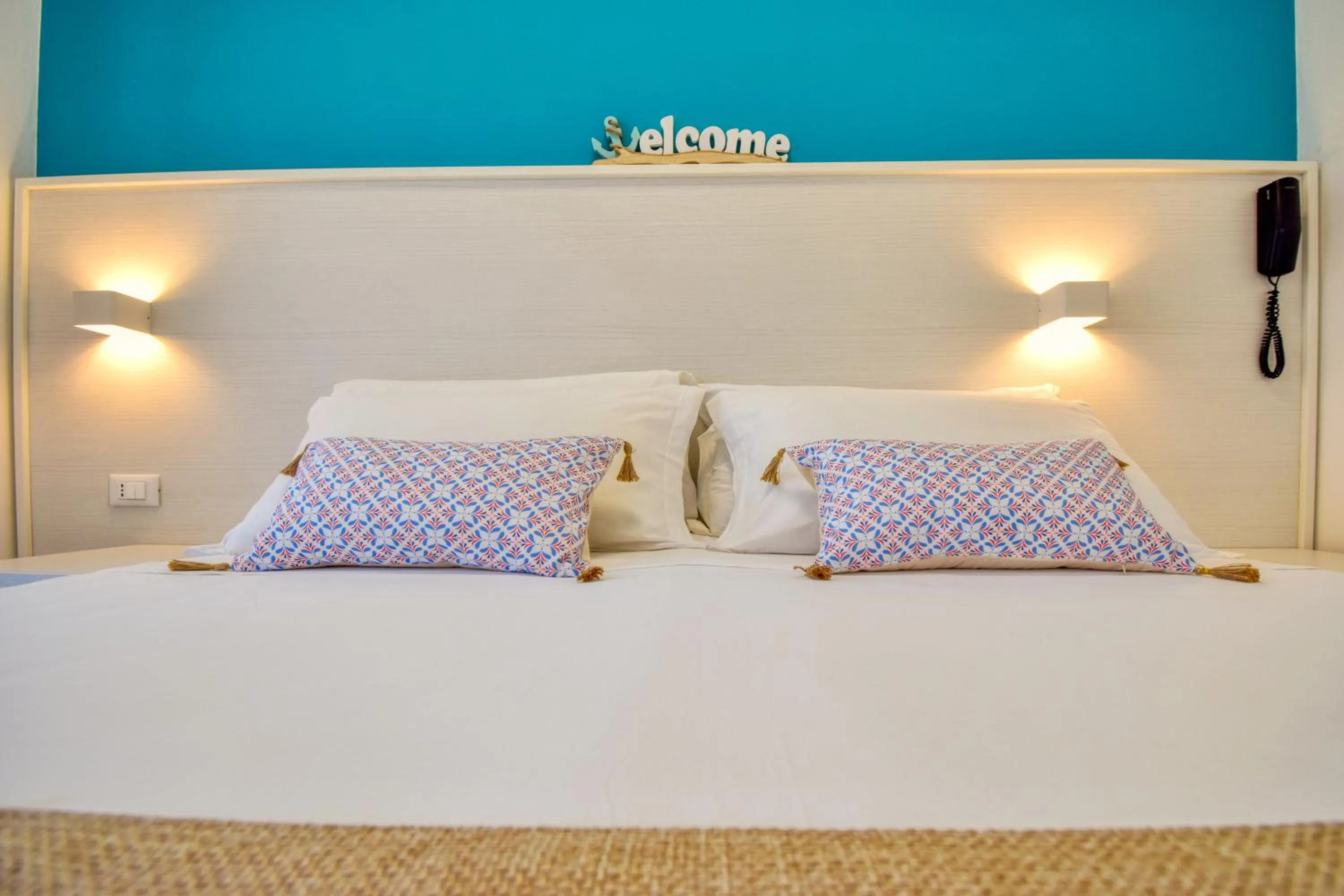Bed in Ambra Hotel Cattolica