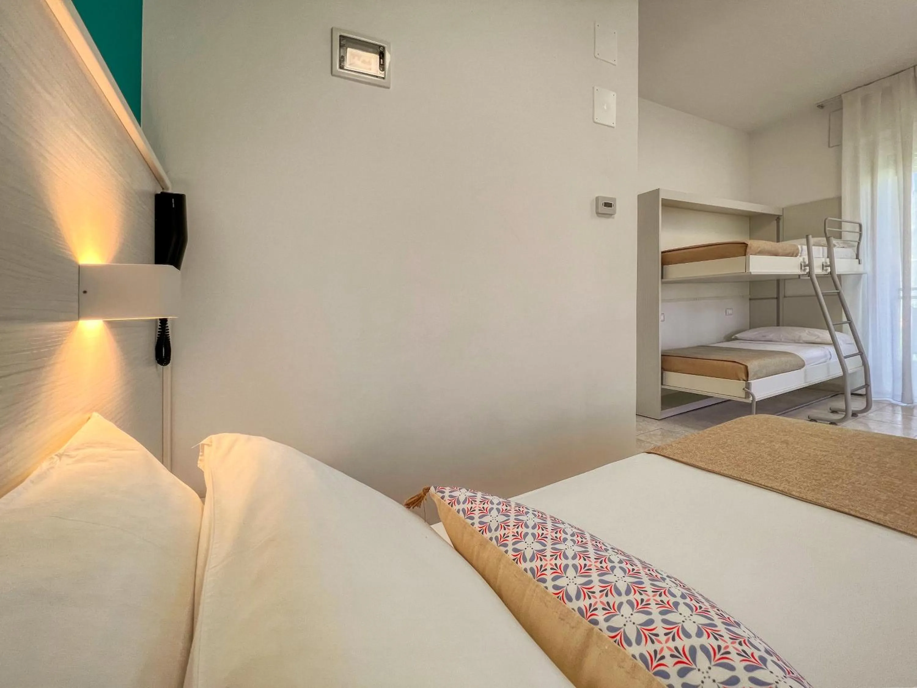Bedroom, Bed in Ambra Hotel Cattolica