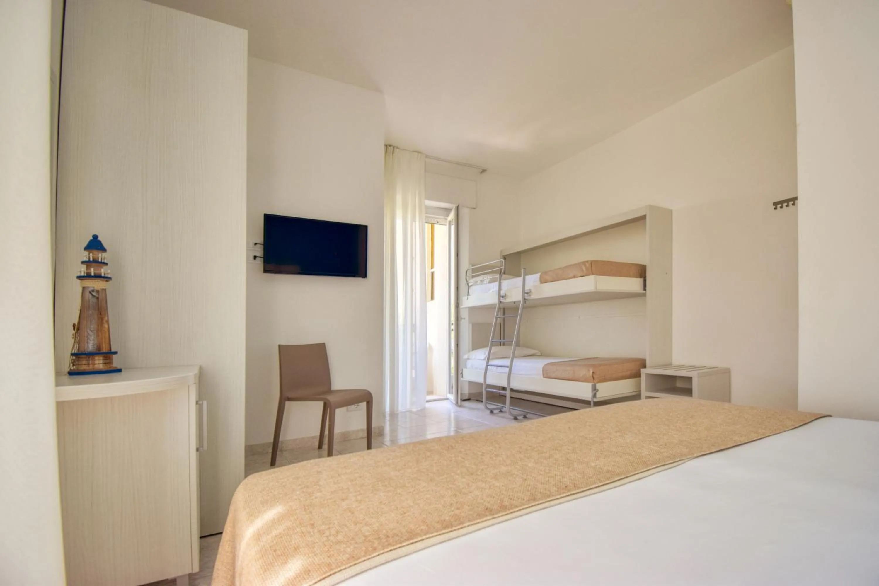 Bed in Ambra Hotel Cattolica