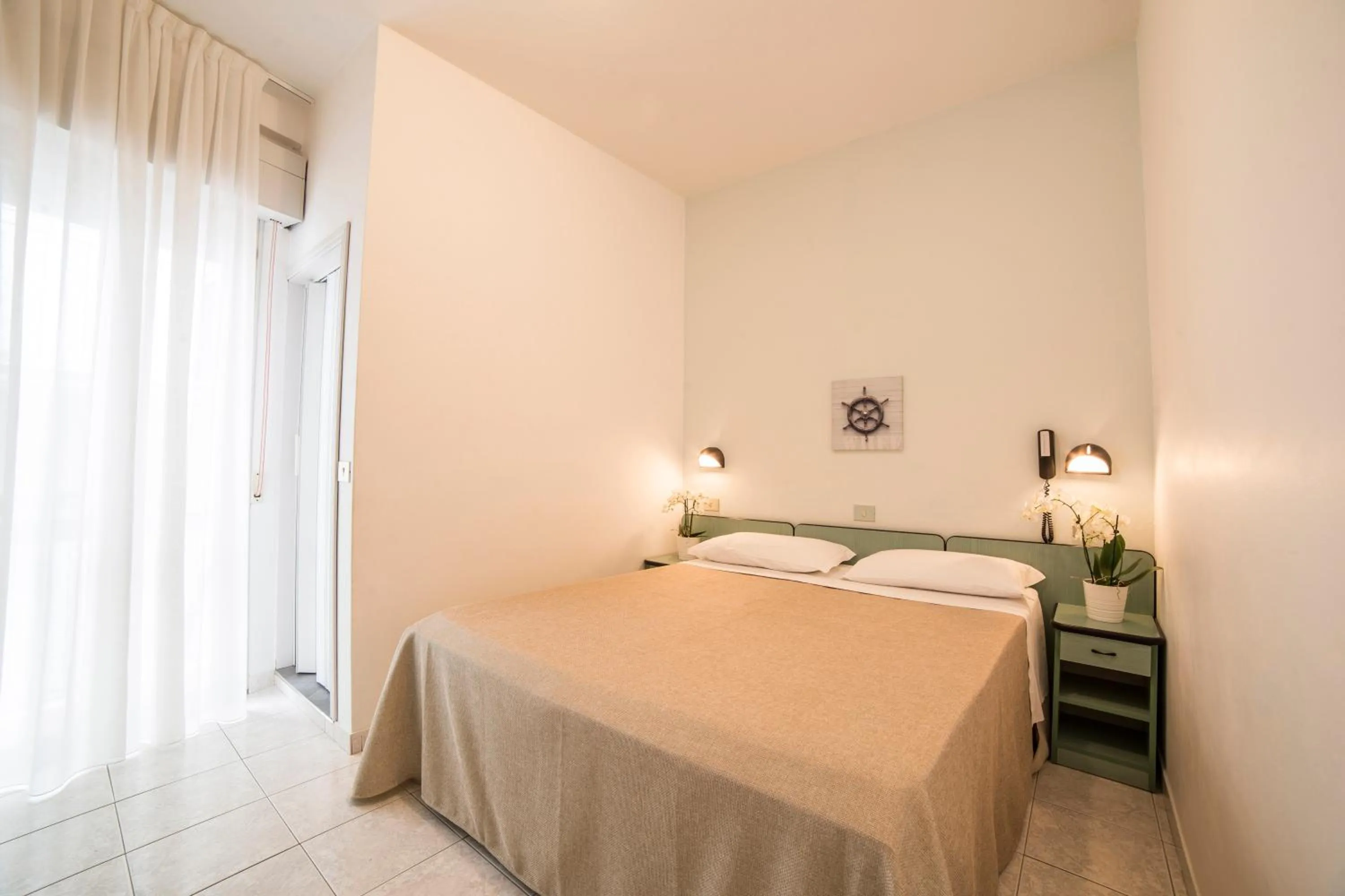 Bedroom, Bed in Ambra Hotel Cattolica