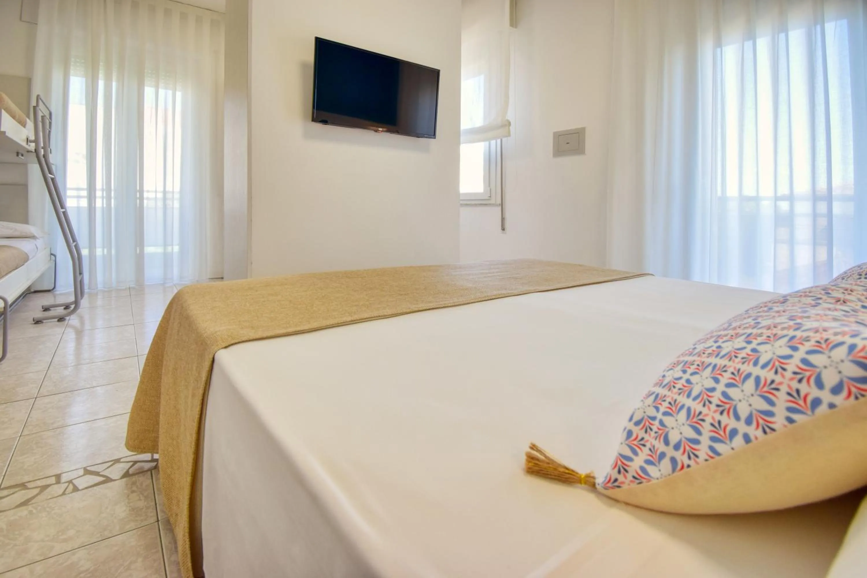 Bed in Ambra Hotel Cattolica