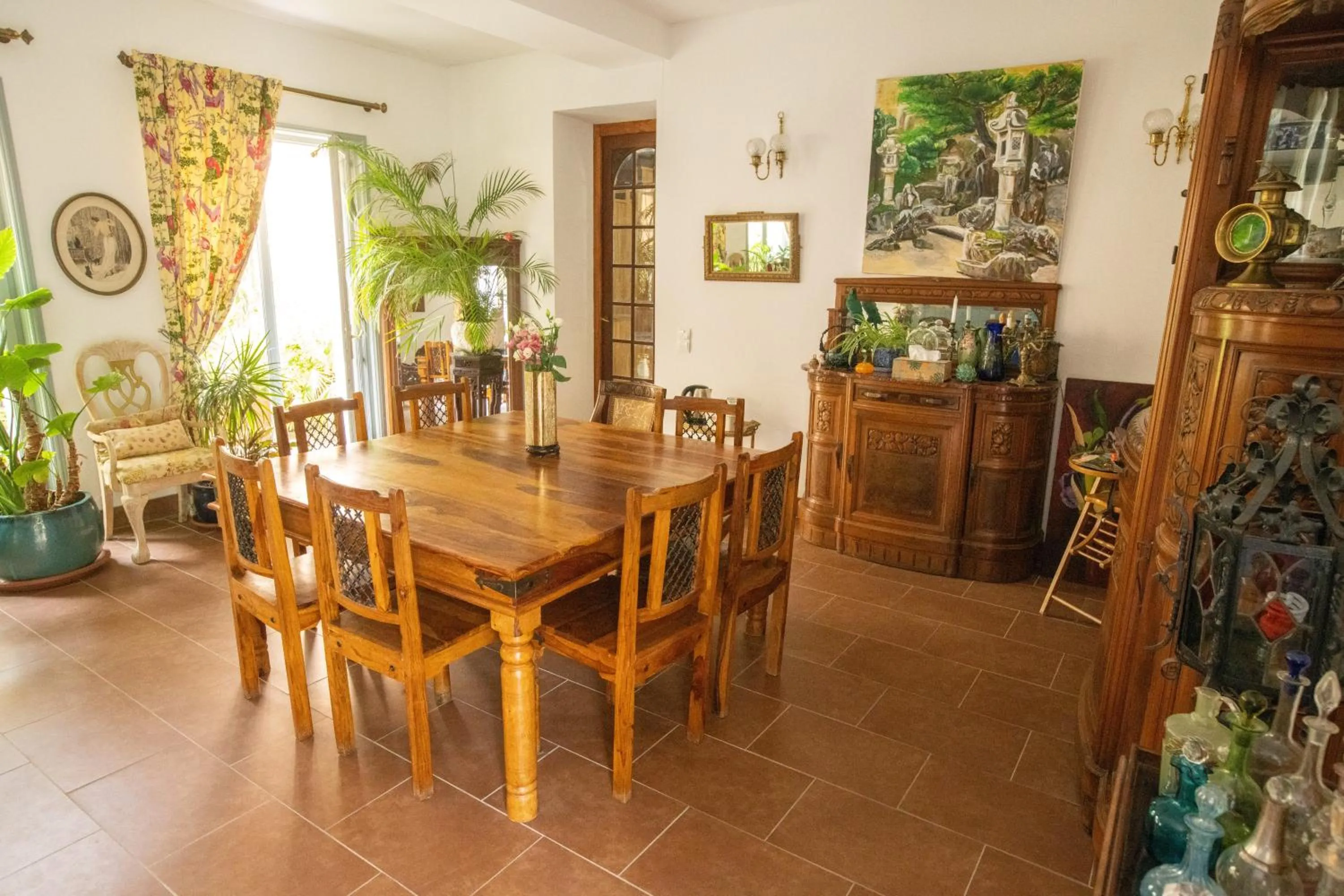 Living room in Chambre d'Hôtes La Grenade Bleue