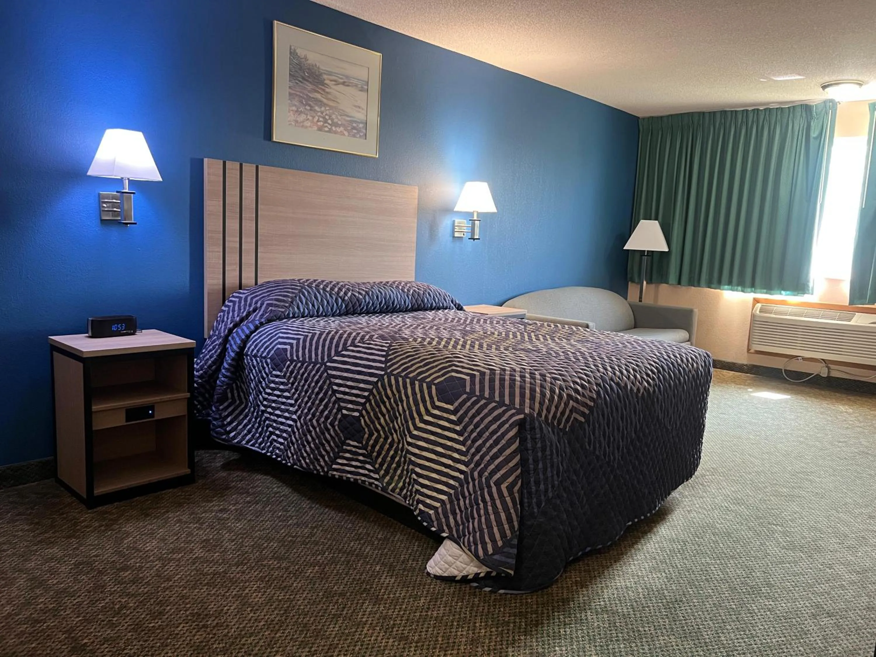 Bedroom, Bed in Marysville Surf Motel Kansas US 77