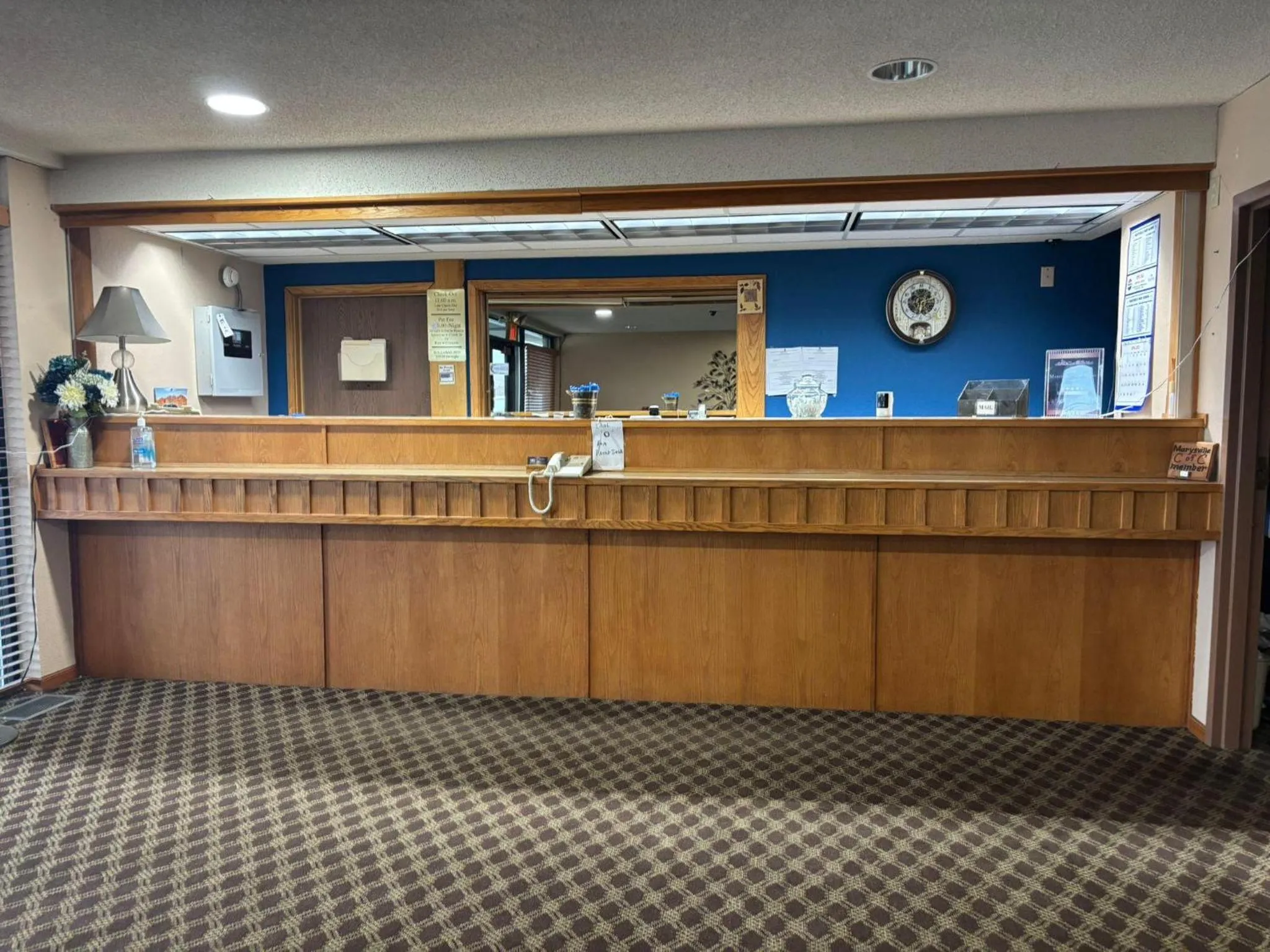 Lobby or reception in Marysville Surf Motel Kansas US 77