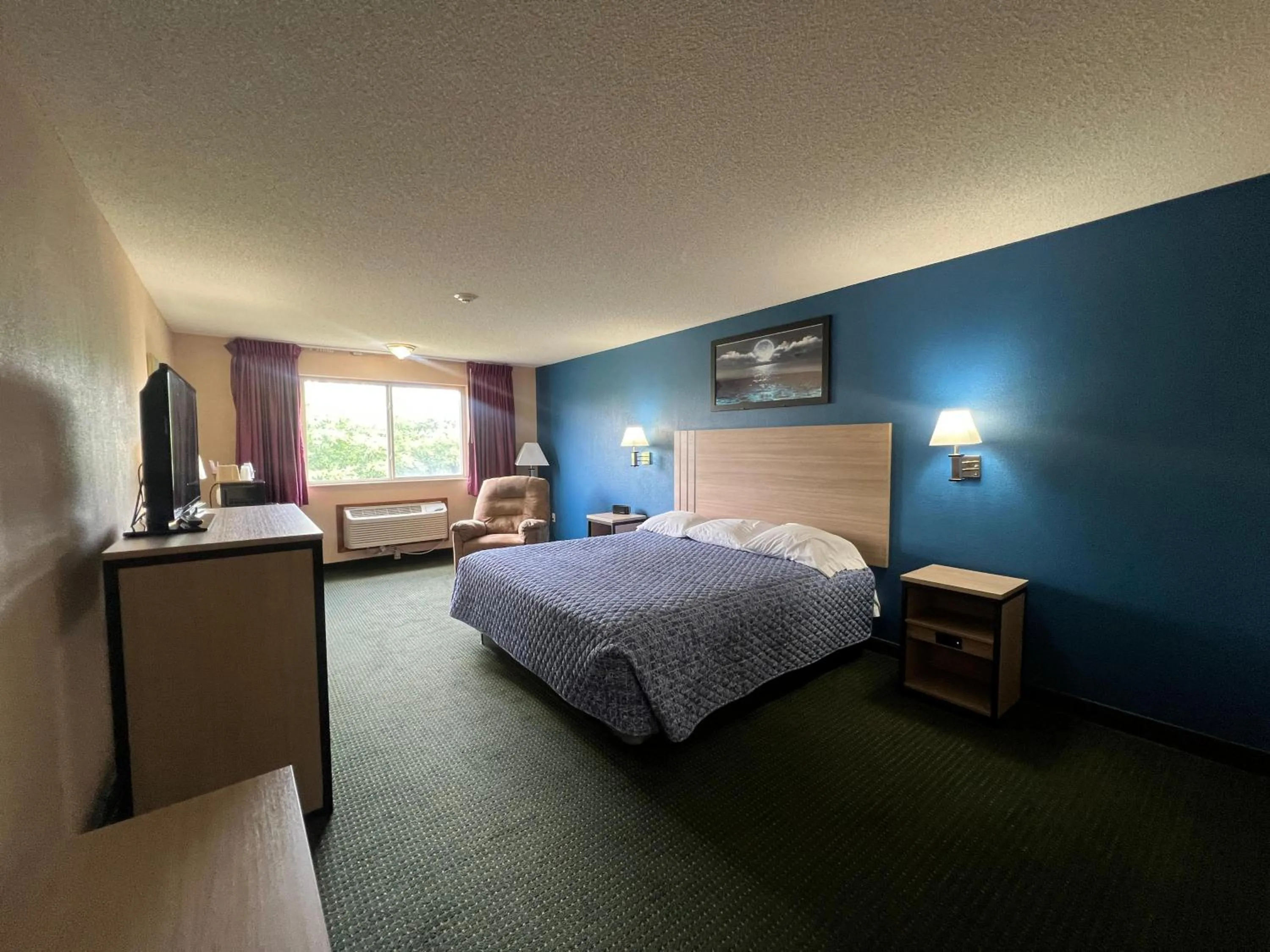 Bedroom, Bed in Marysville Surf Motel Kansas US 77