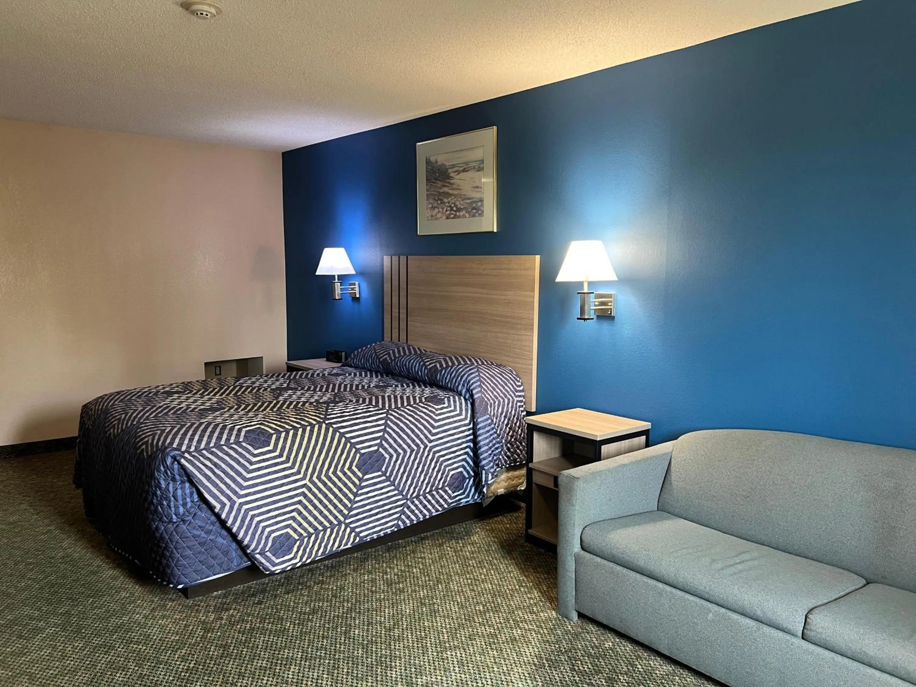 Bedroom, Bed in Marysville Surf Motel Kansas US 77