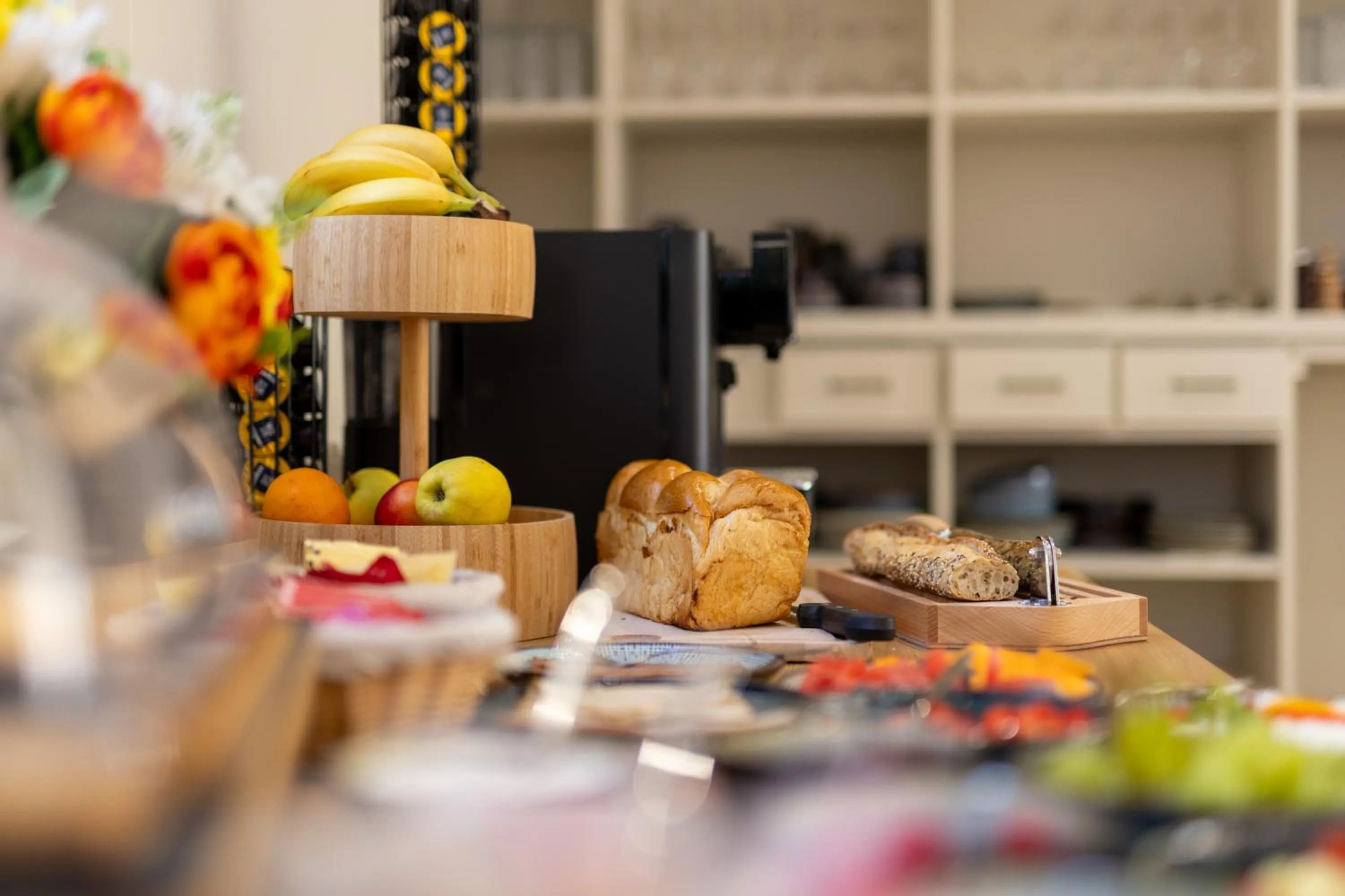 Buffet breakfast in Hôtel Lou Juan