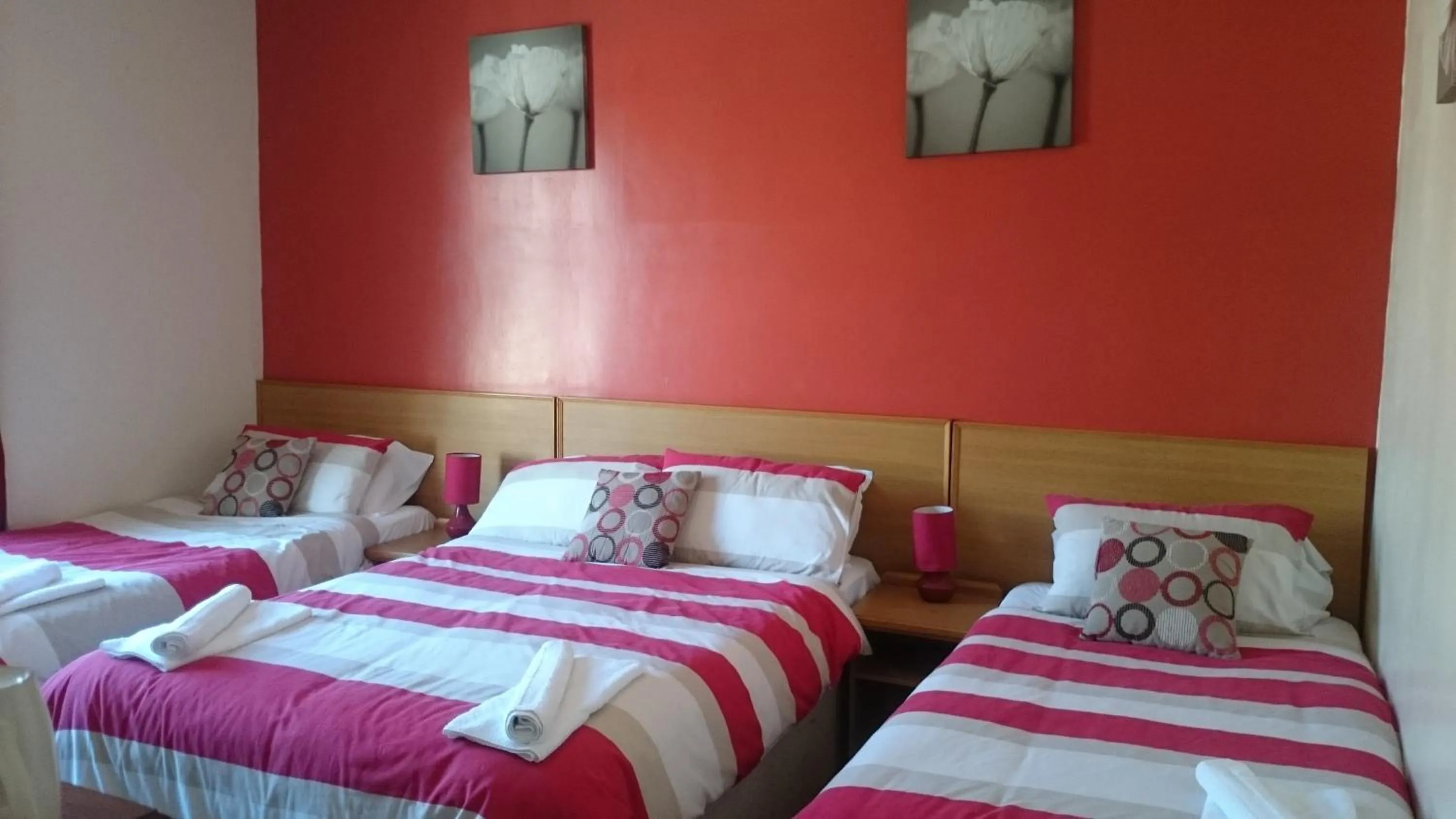 Bed in Tulip Hotel Blackpool