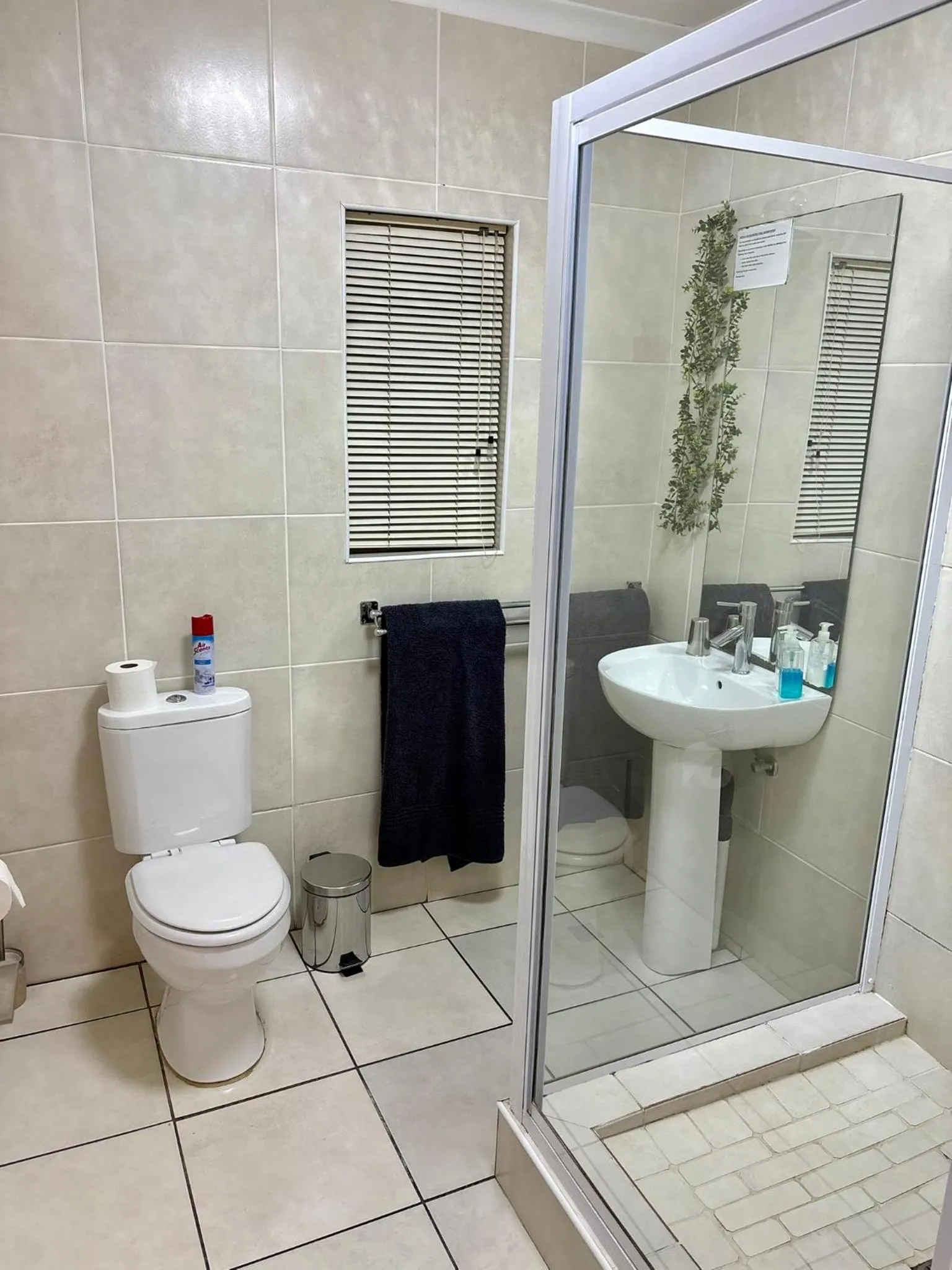 Shower in The Suburban Guest House