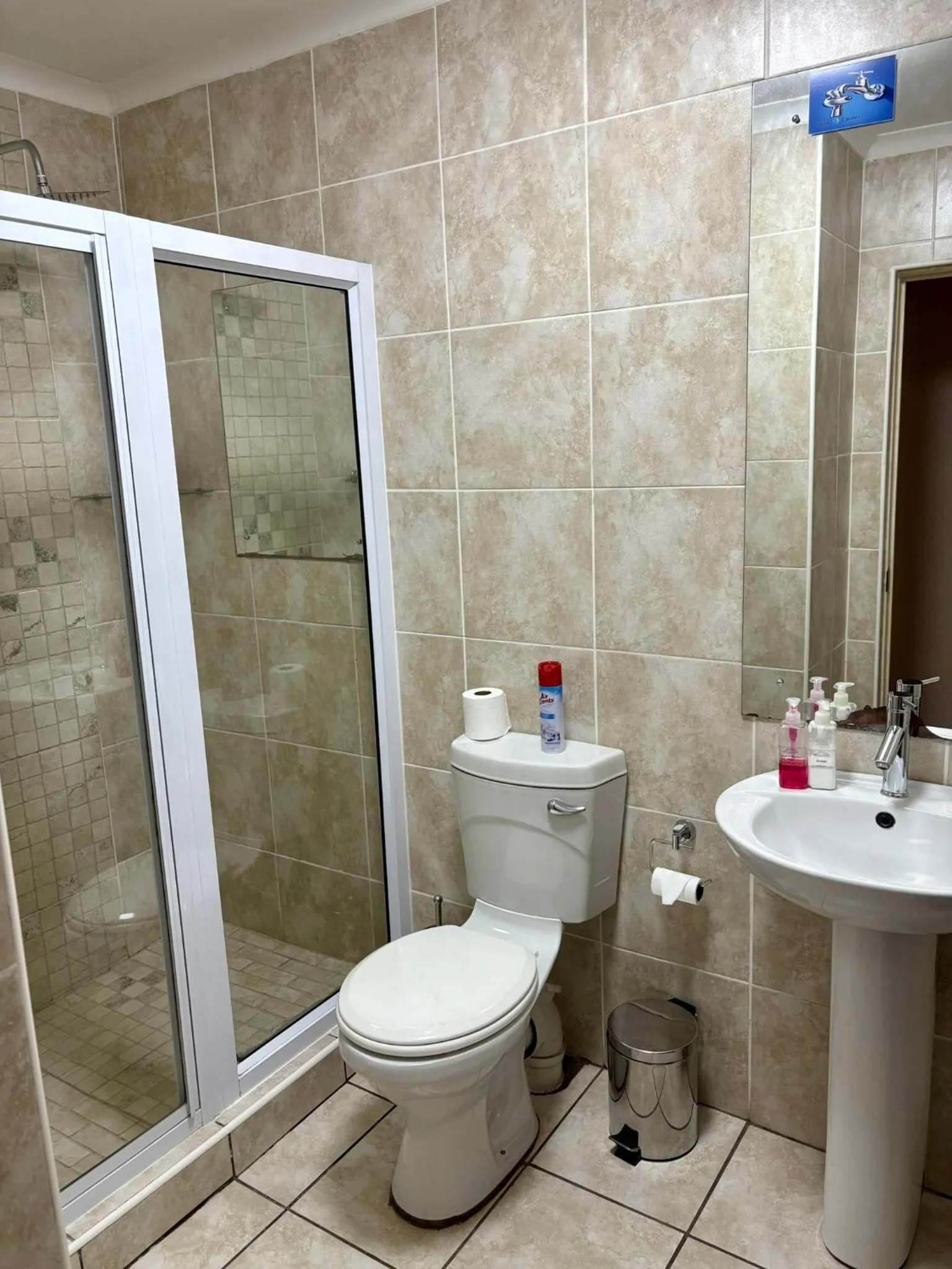 Shower in The Suburban Guest House