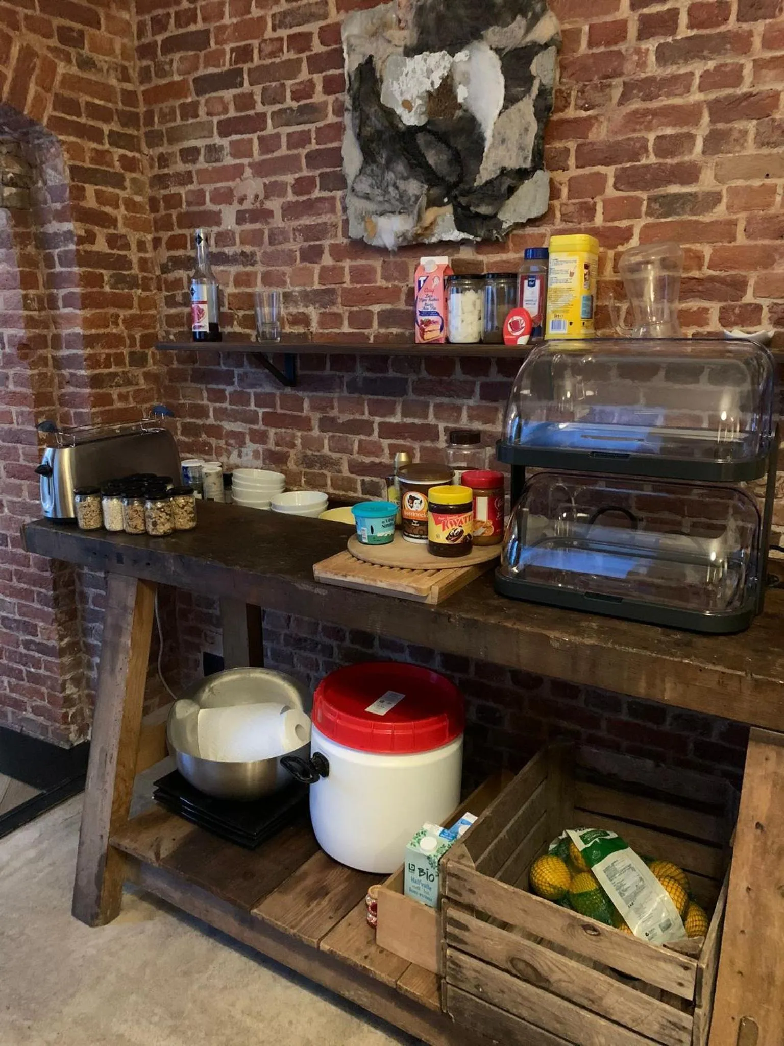 Kitchen or kitchenette in B&B DRUUM