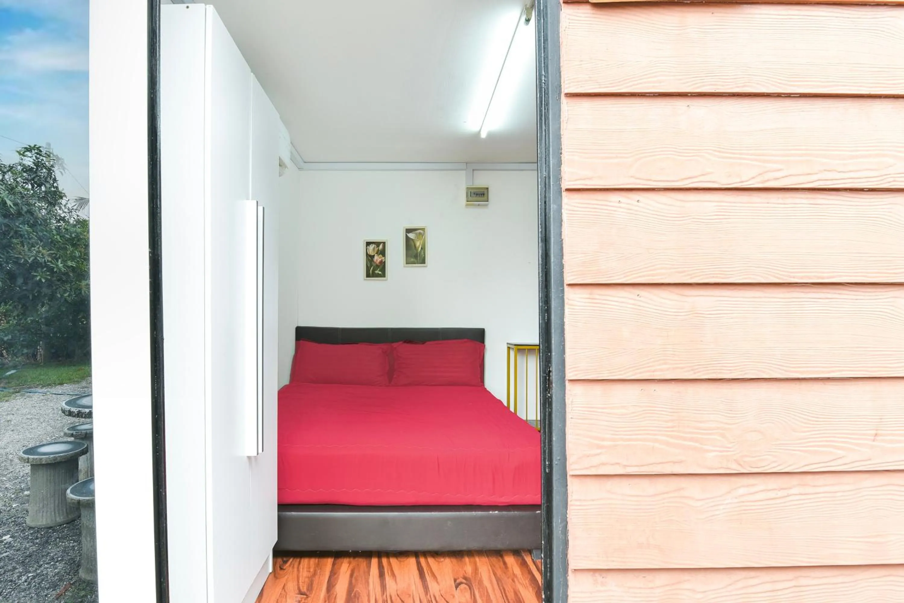 Bedroom, Bed in Hotel O Asiacamp Chalet Tanjung Karang