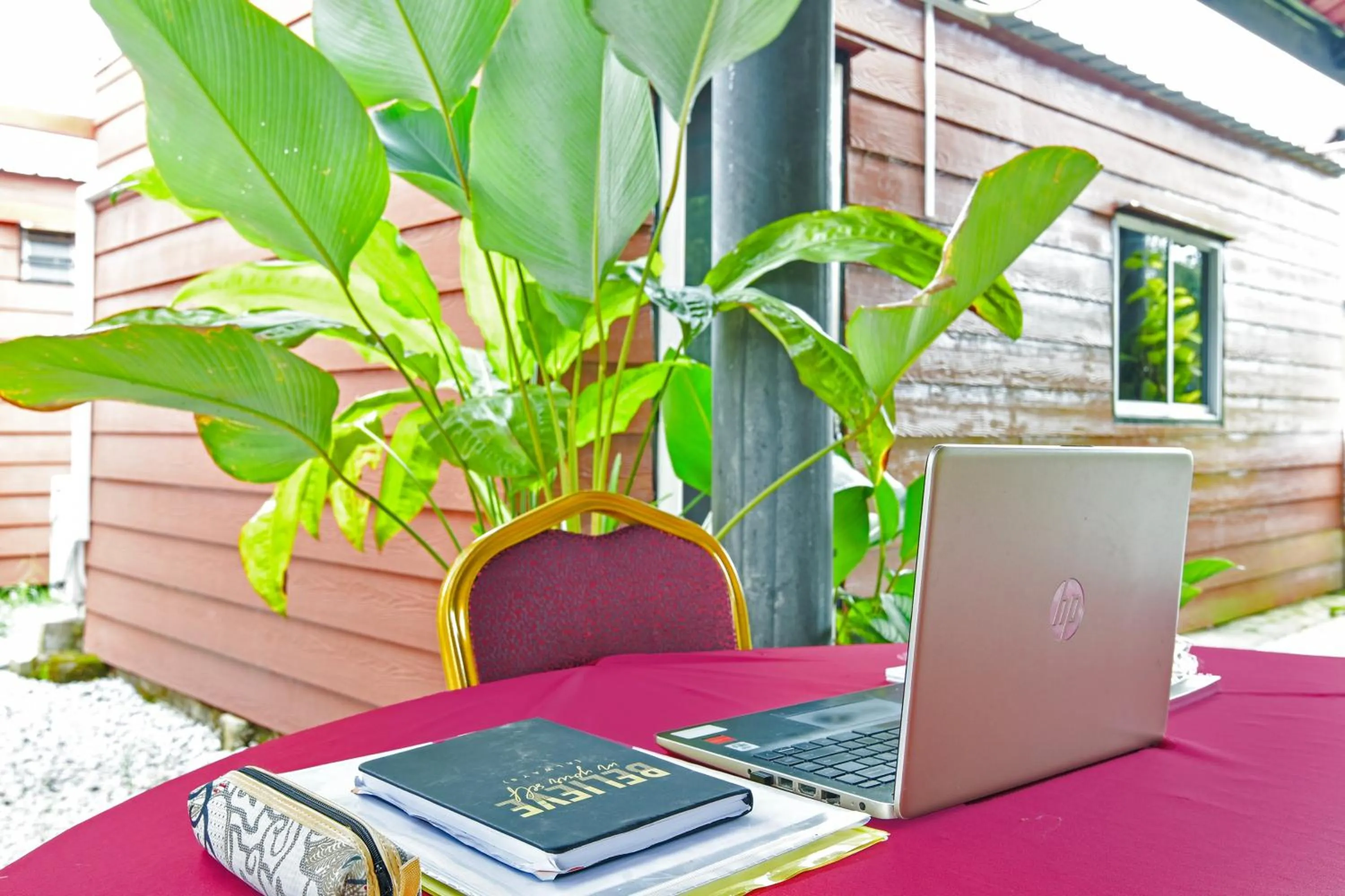 Lobby or reception in Hotel O Asiacamp Chalet Tanjung Karang