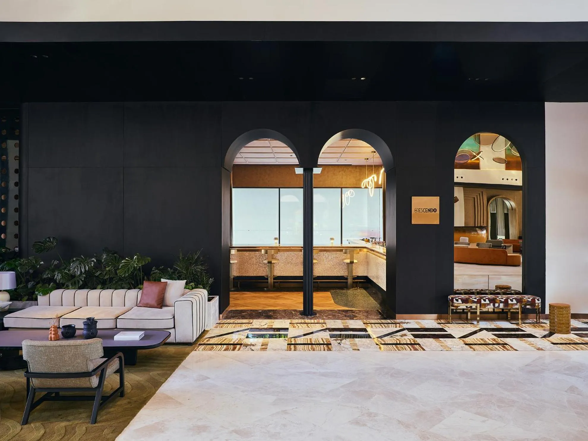 Lounge or bar, Bed in XO CAPE ARNNA Fethiye