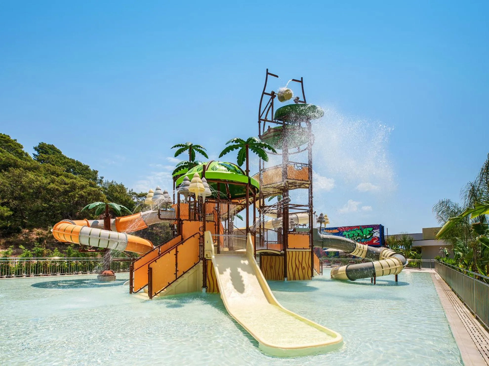 Children play ground in XO CAPE ARNNA Fethiye