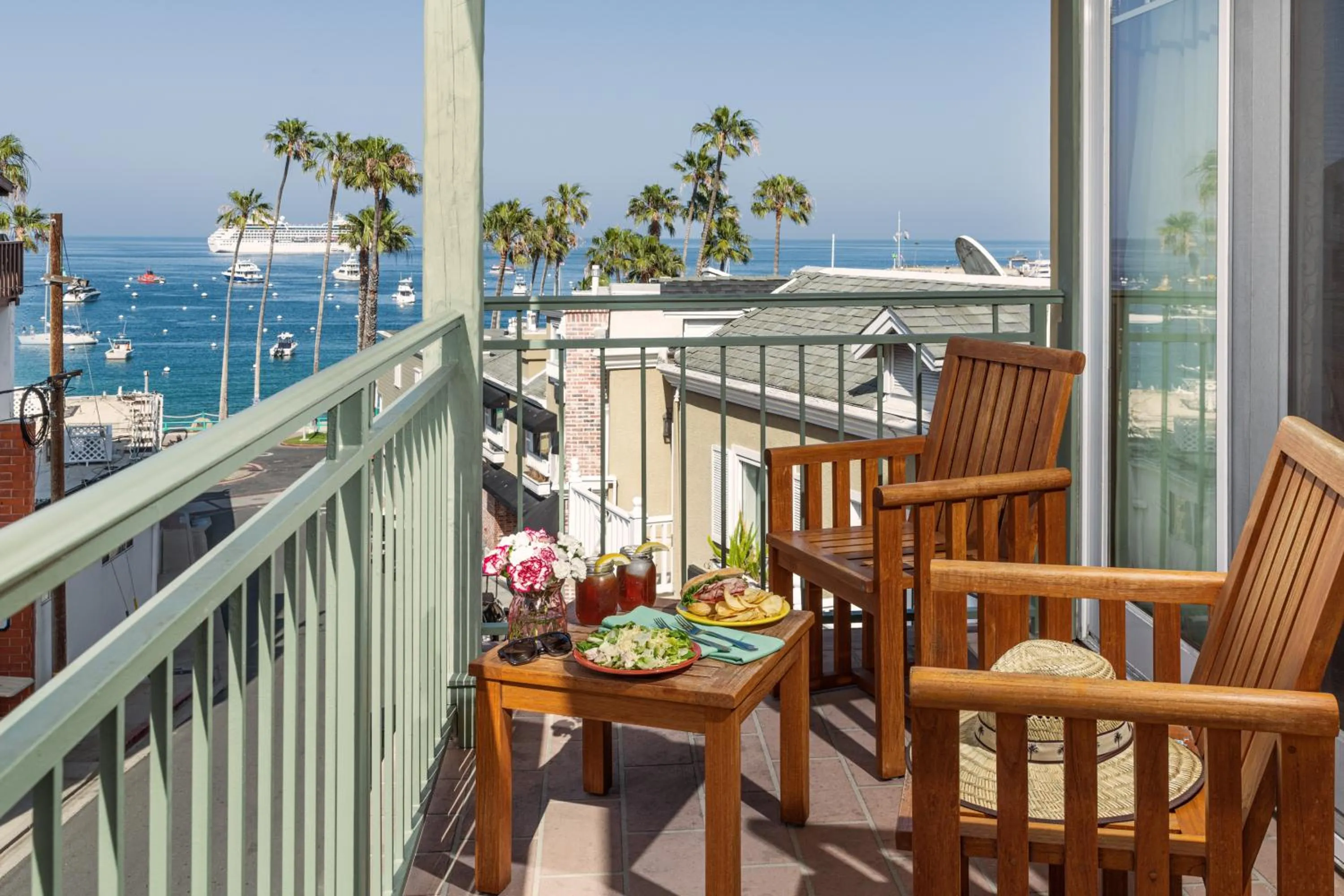 Balcony/Terrace in The Avalon Hotel in Catalina Island