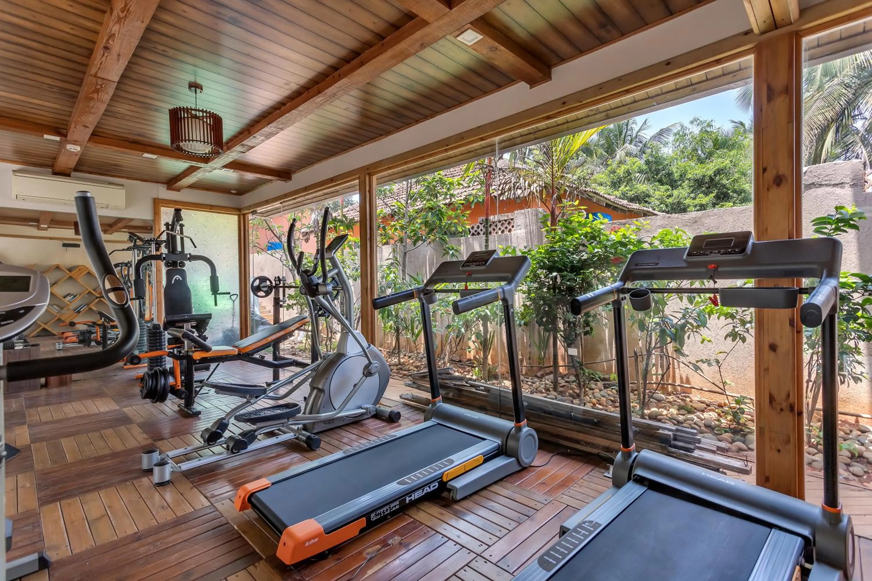 Fitness centre/facilities in The Baga Beach Resort