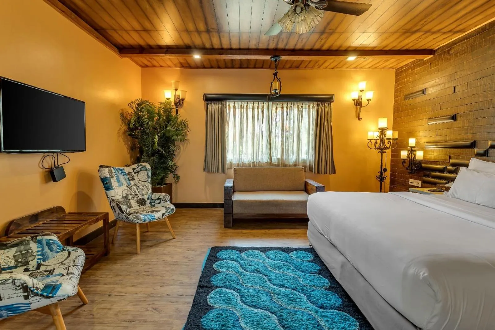 Bedroom, Bed in The Baga Beach Resort