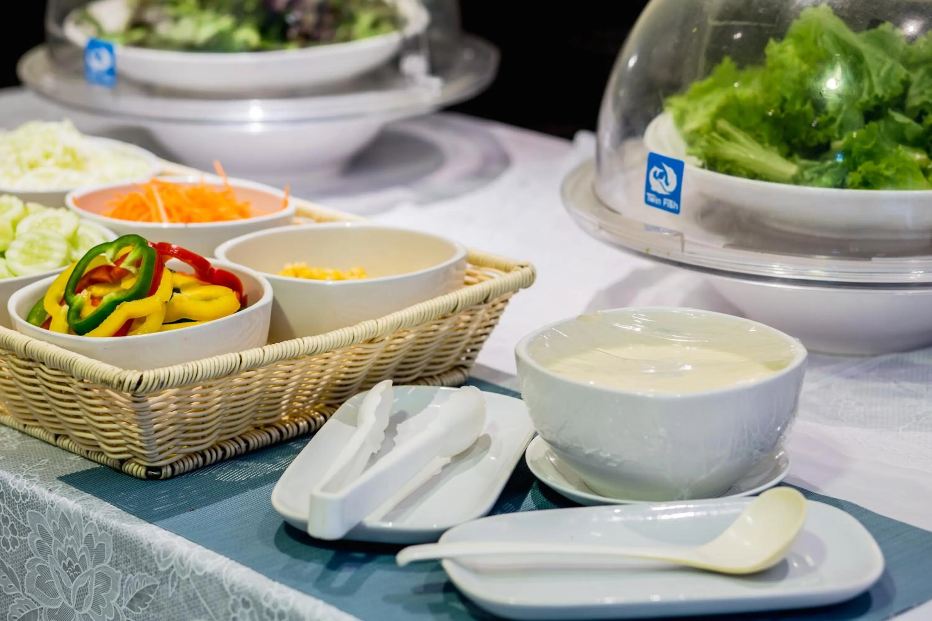 American breakfast in Phi Phi Cliff Beach Resort