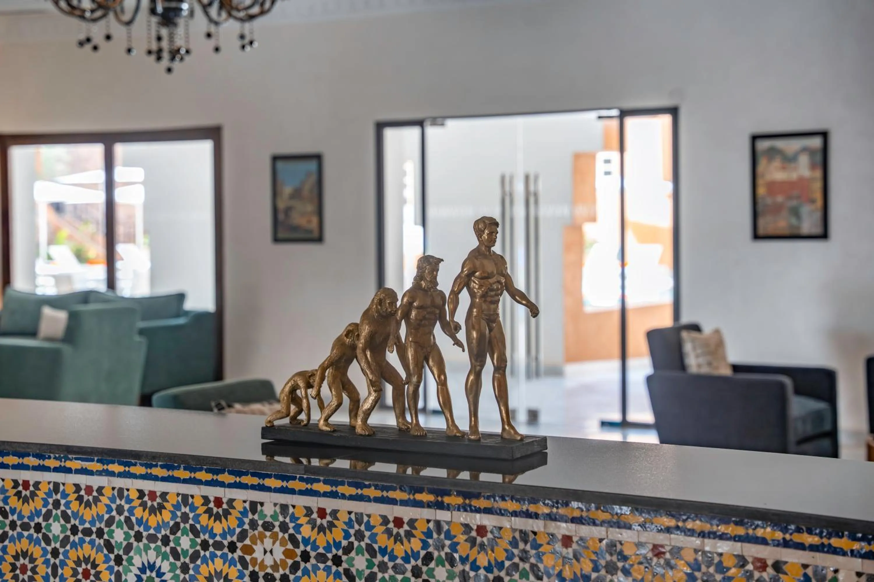 Decorative detail in Amanar Hôtel & Spa Ouarzazate