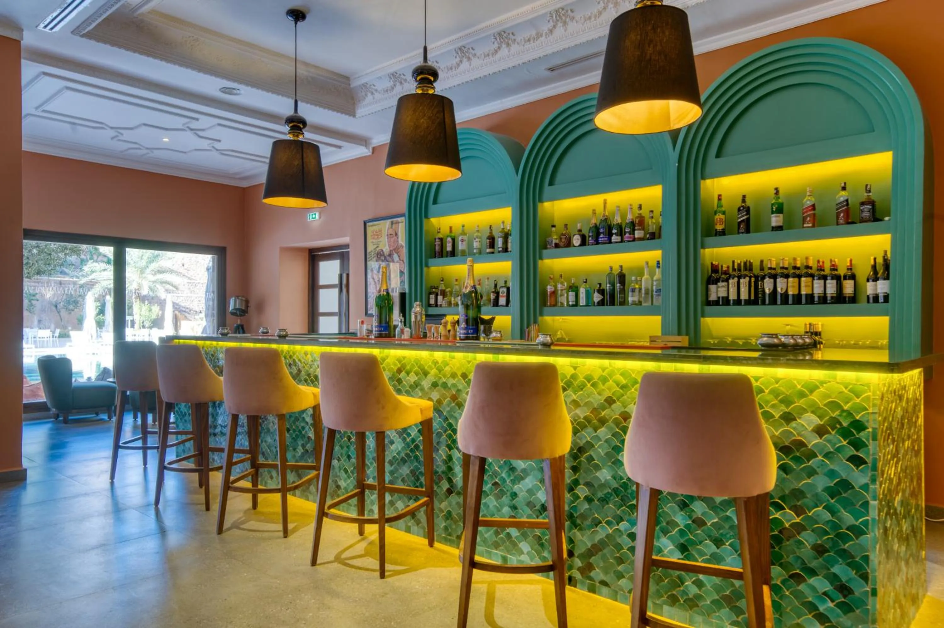 Lounge or bar in Amanar Hôtel & Spa Ouarzazate