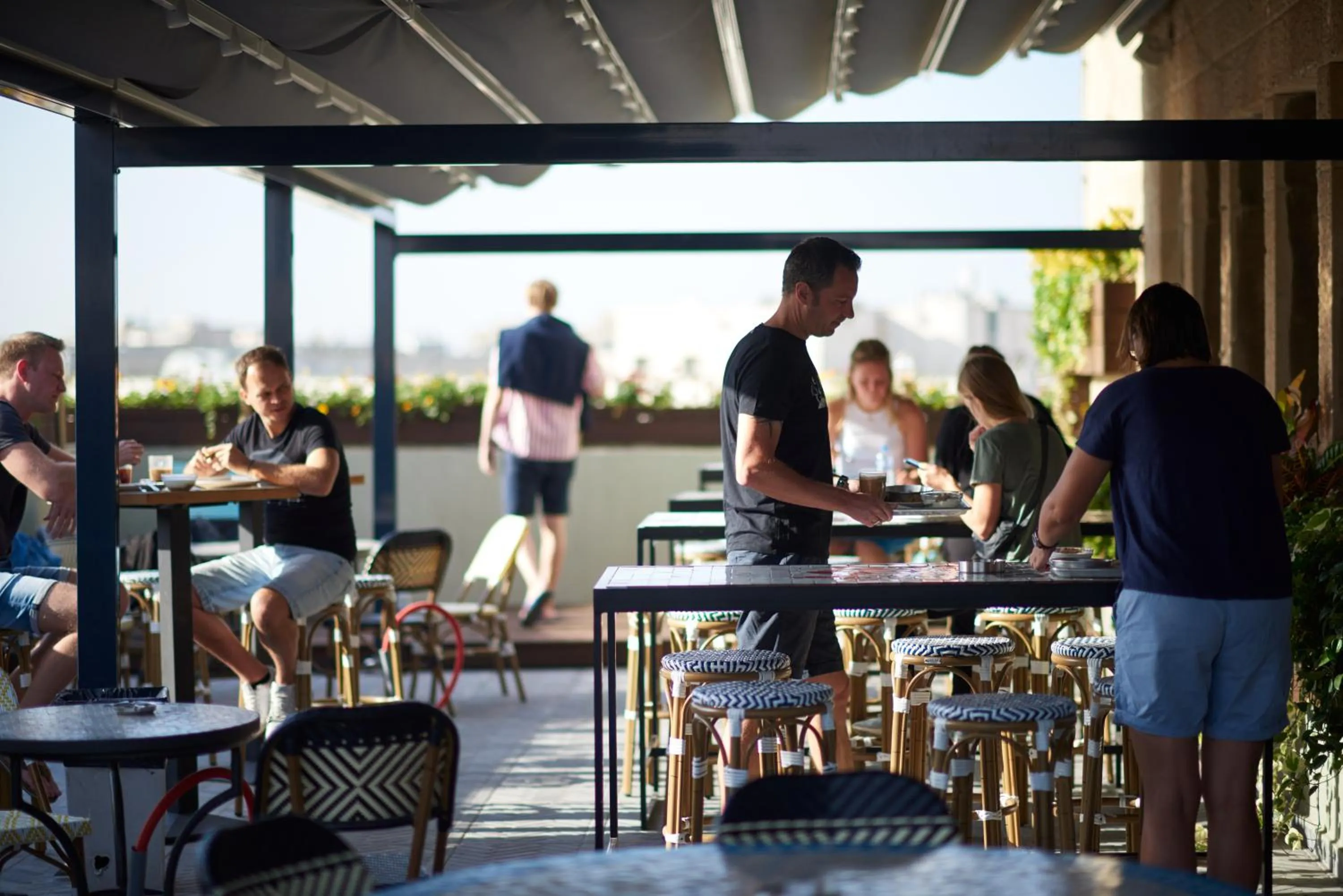 People in The Post Hostel Jerusalem