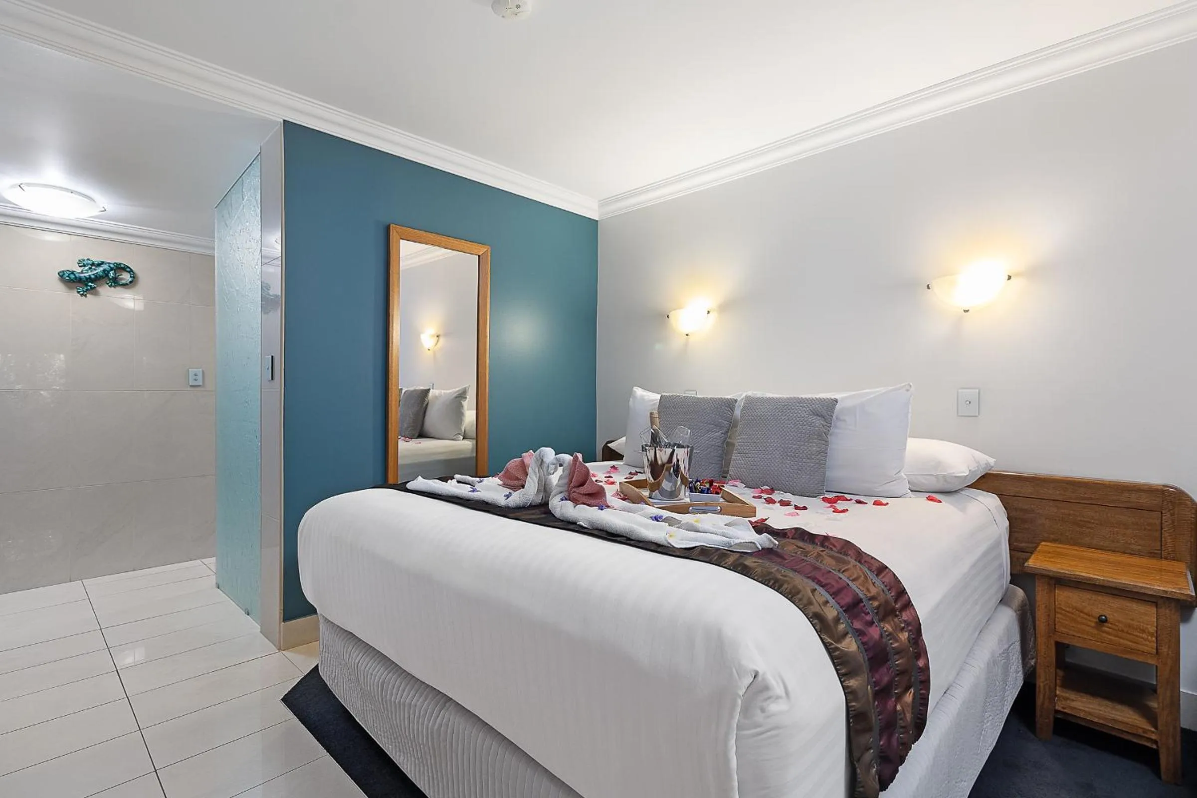 Bed in Point Samson Resort