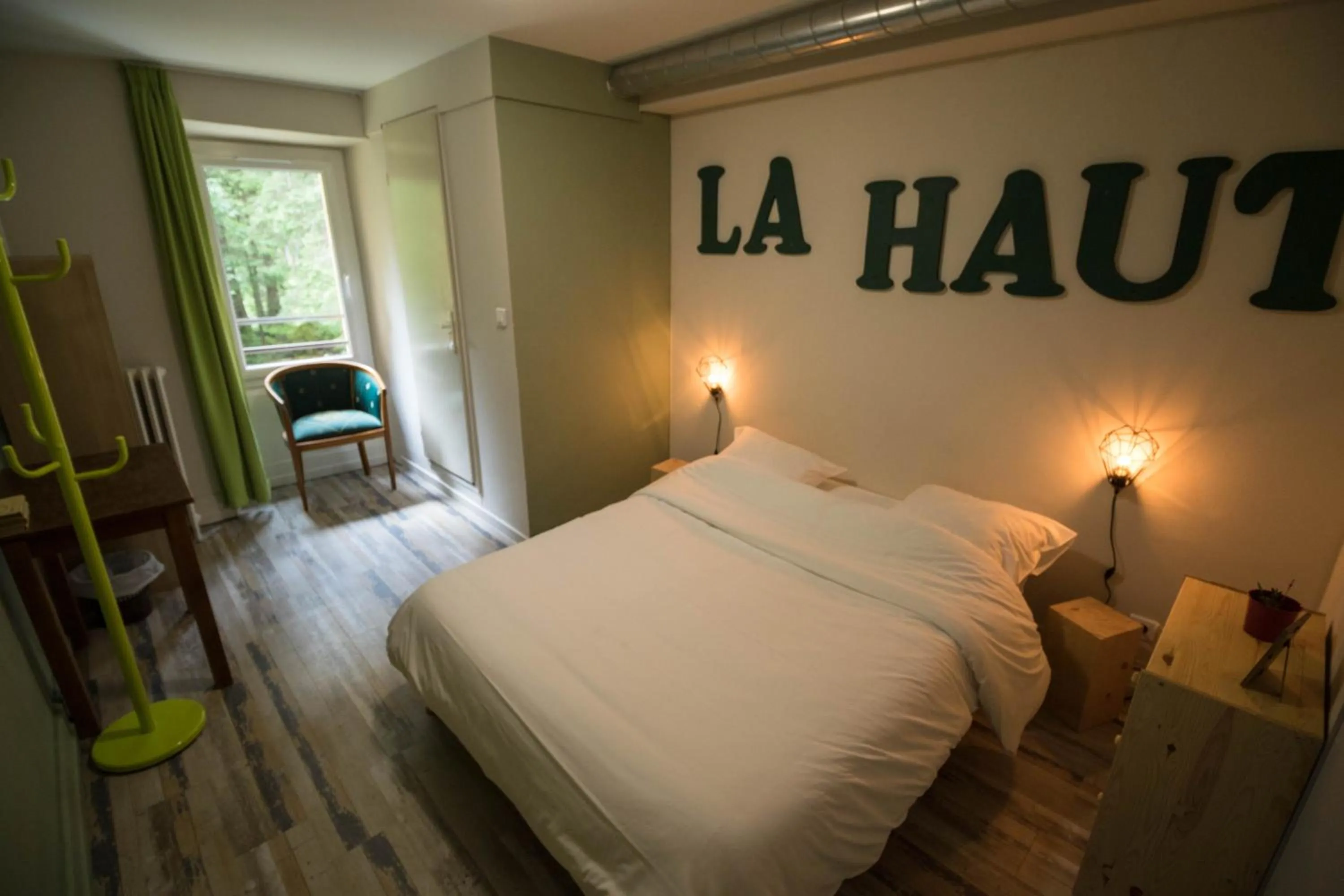 Bed in 1861 Châtel Hostel
