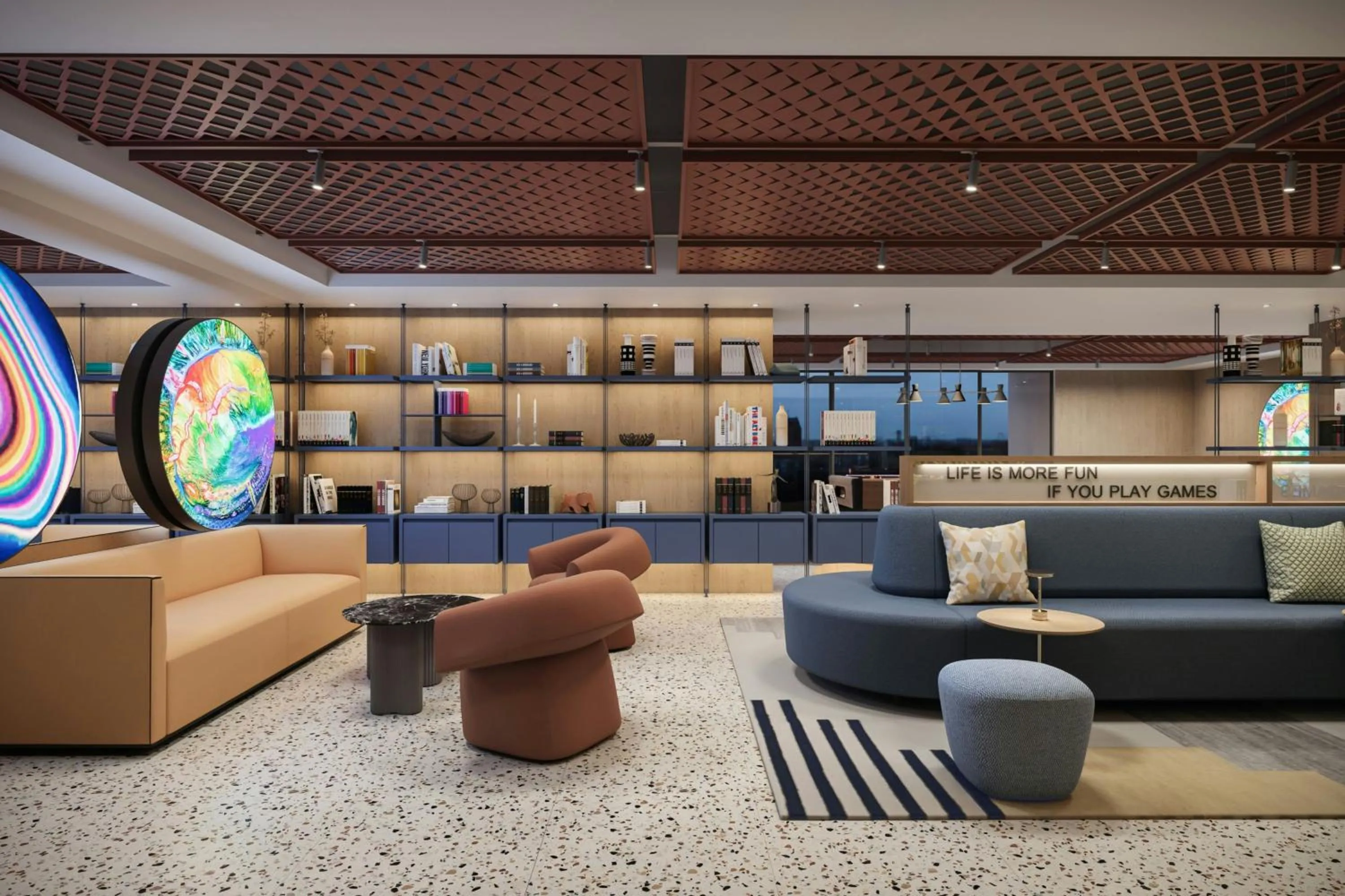 Lobby or reception in Aloft Istanbul Karakoy