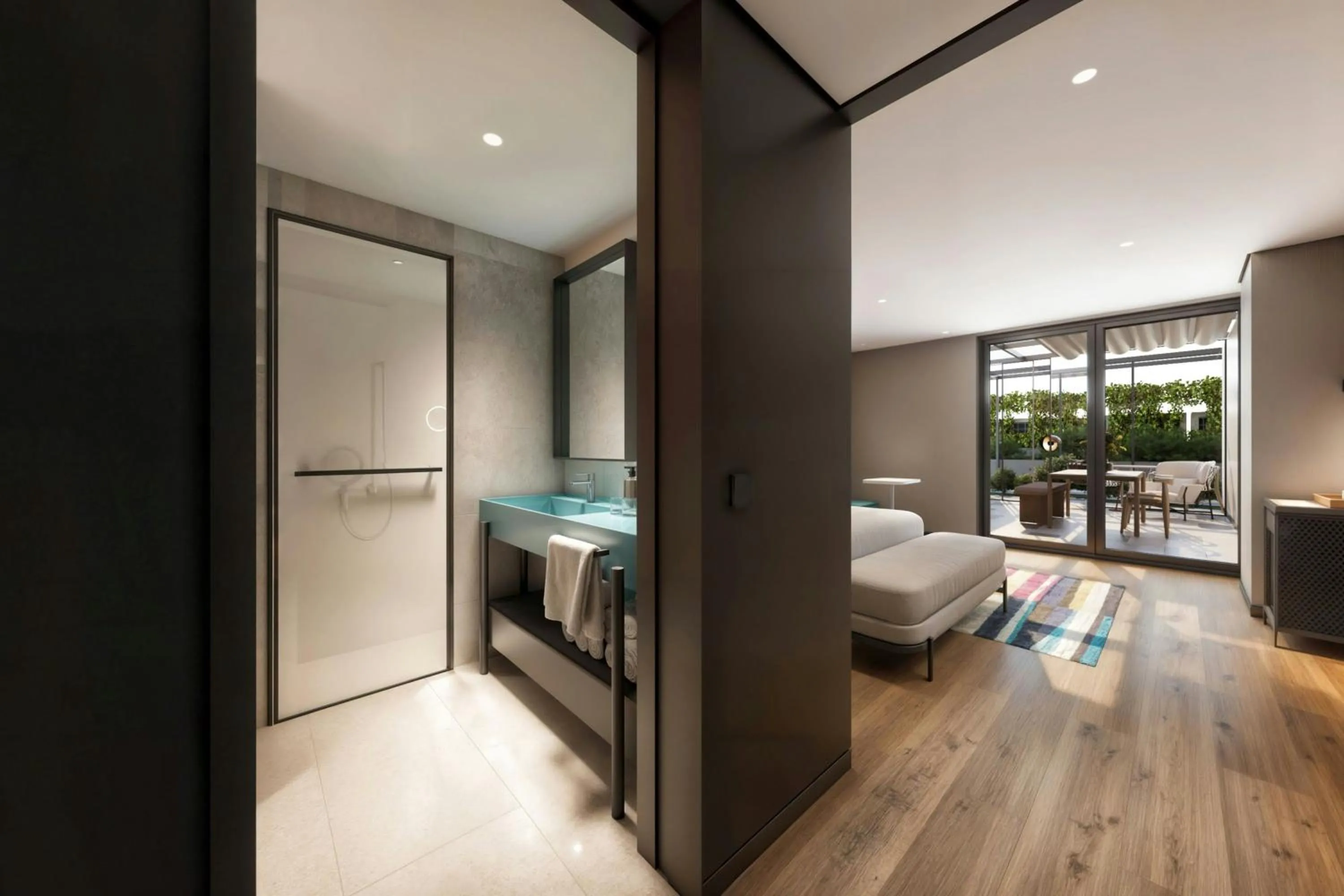 Bedroom, Bed in Aloft Istanbul Karakoy