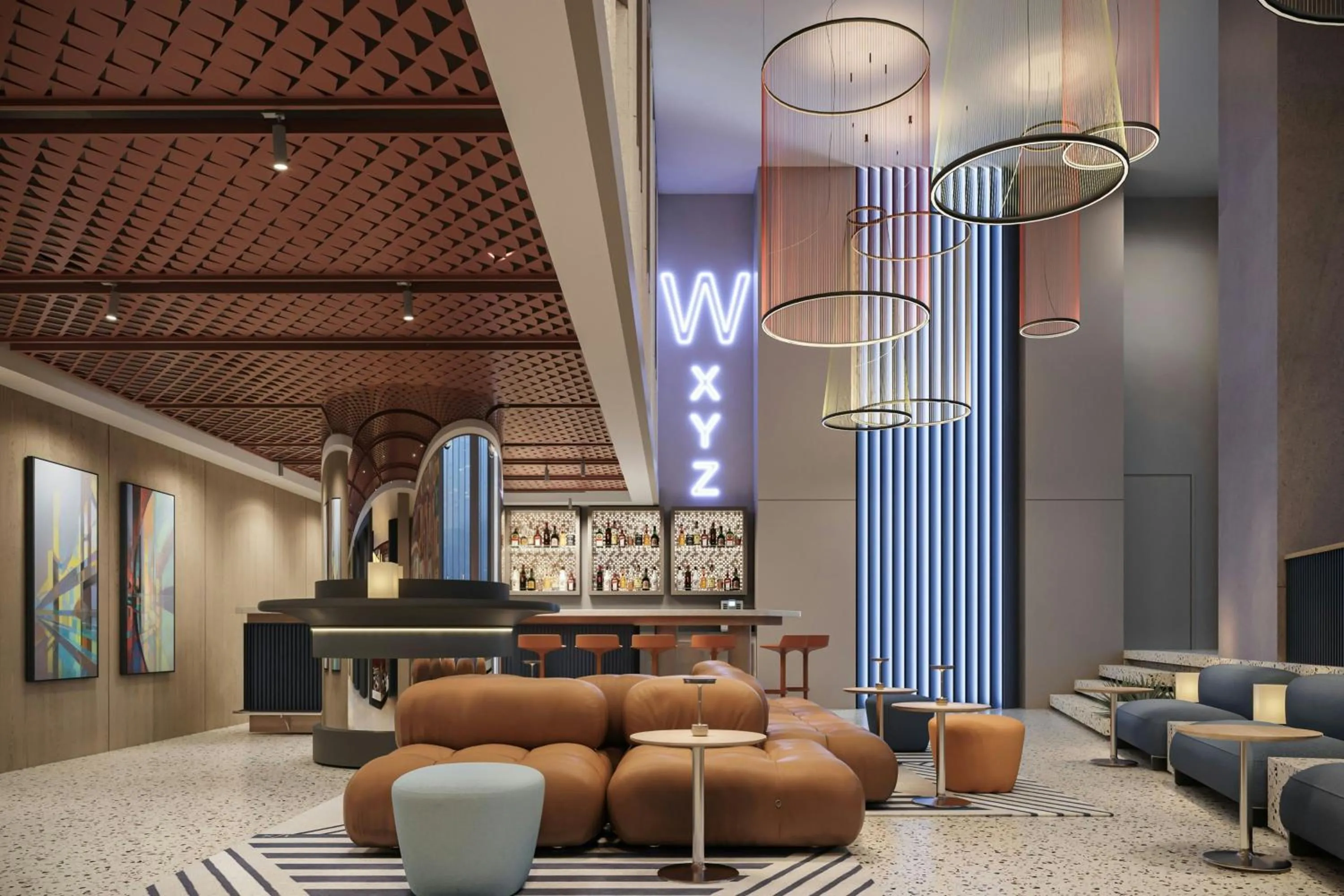 Lobby or reception in Aloft Istanbul Karakoy