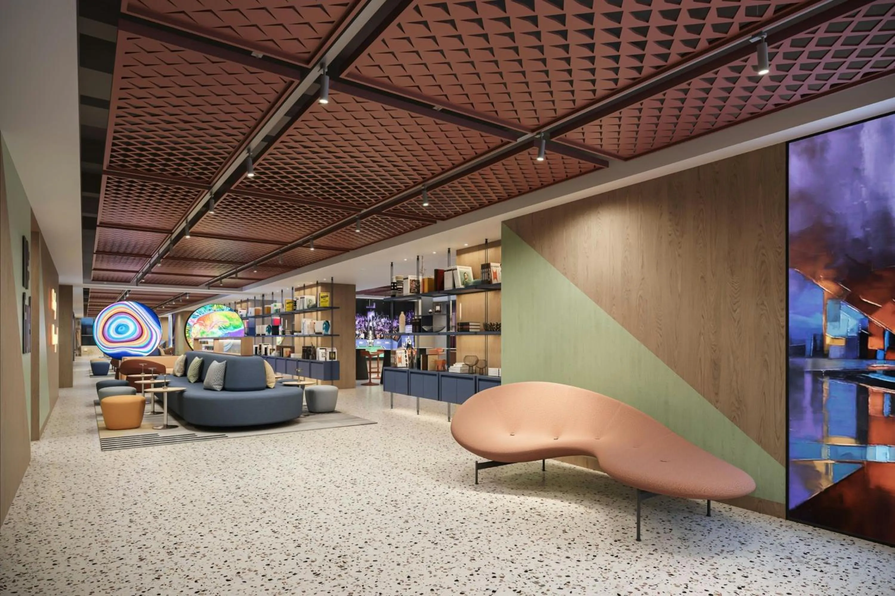 Lobby or reception in Aloft Istanbul Karakoy