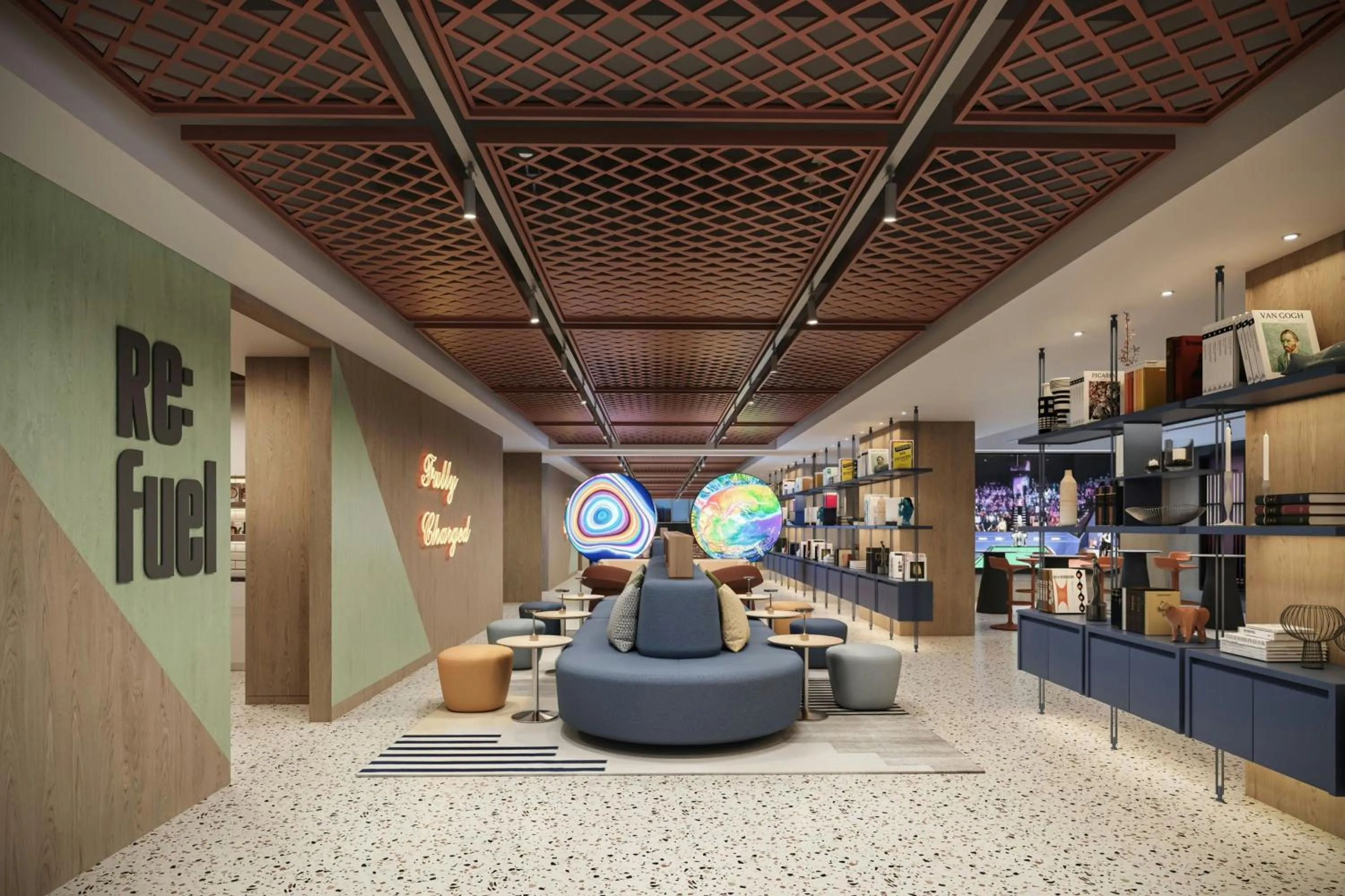 Lobby or reception in Aloft Istanbul Karakoy