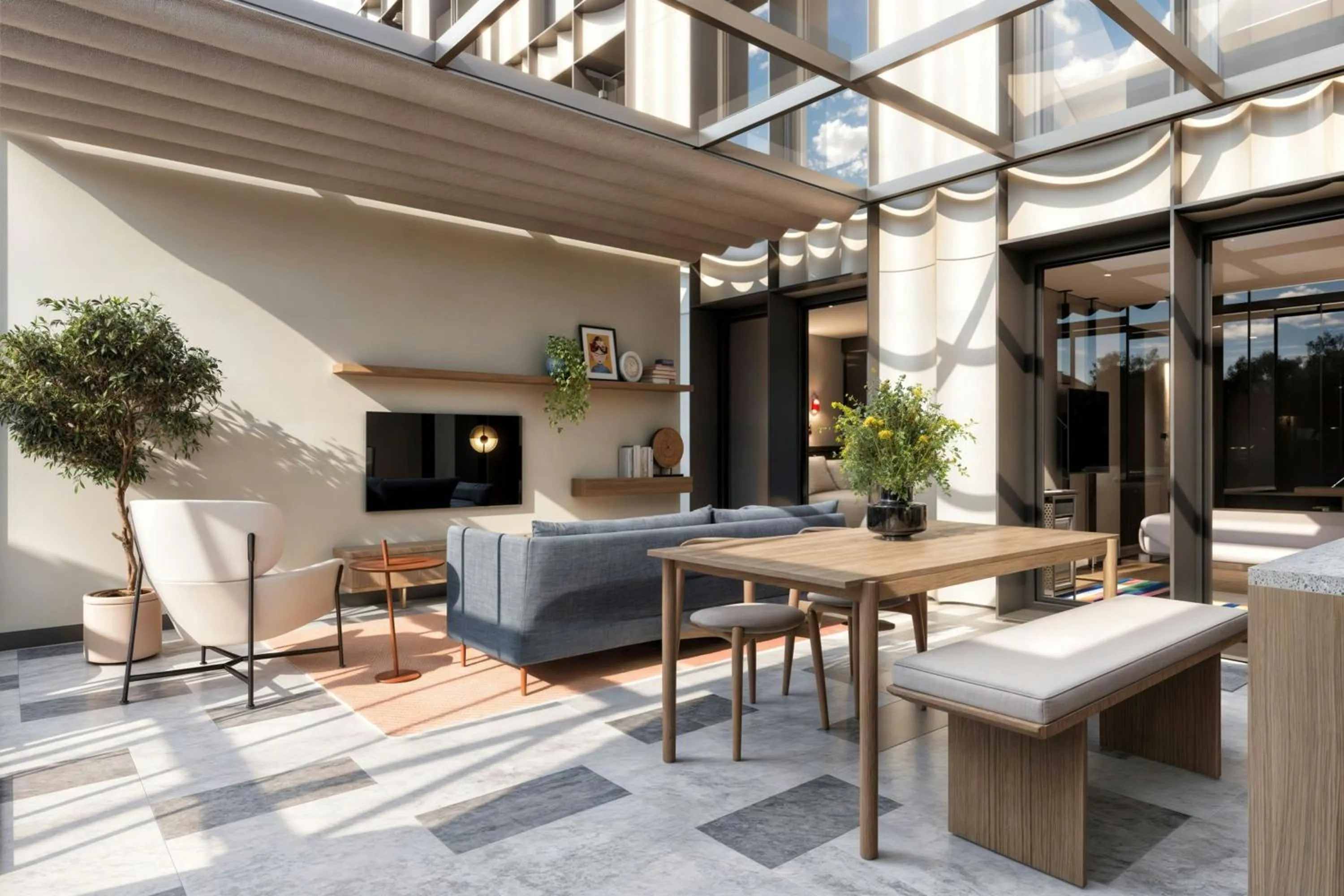 Bedroom in Aloft Istanbul Karakoy