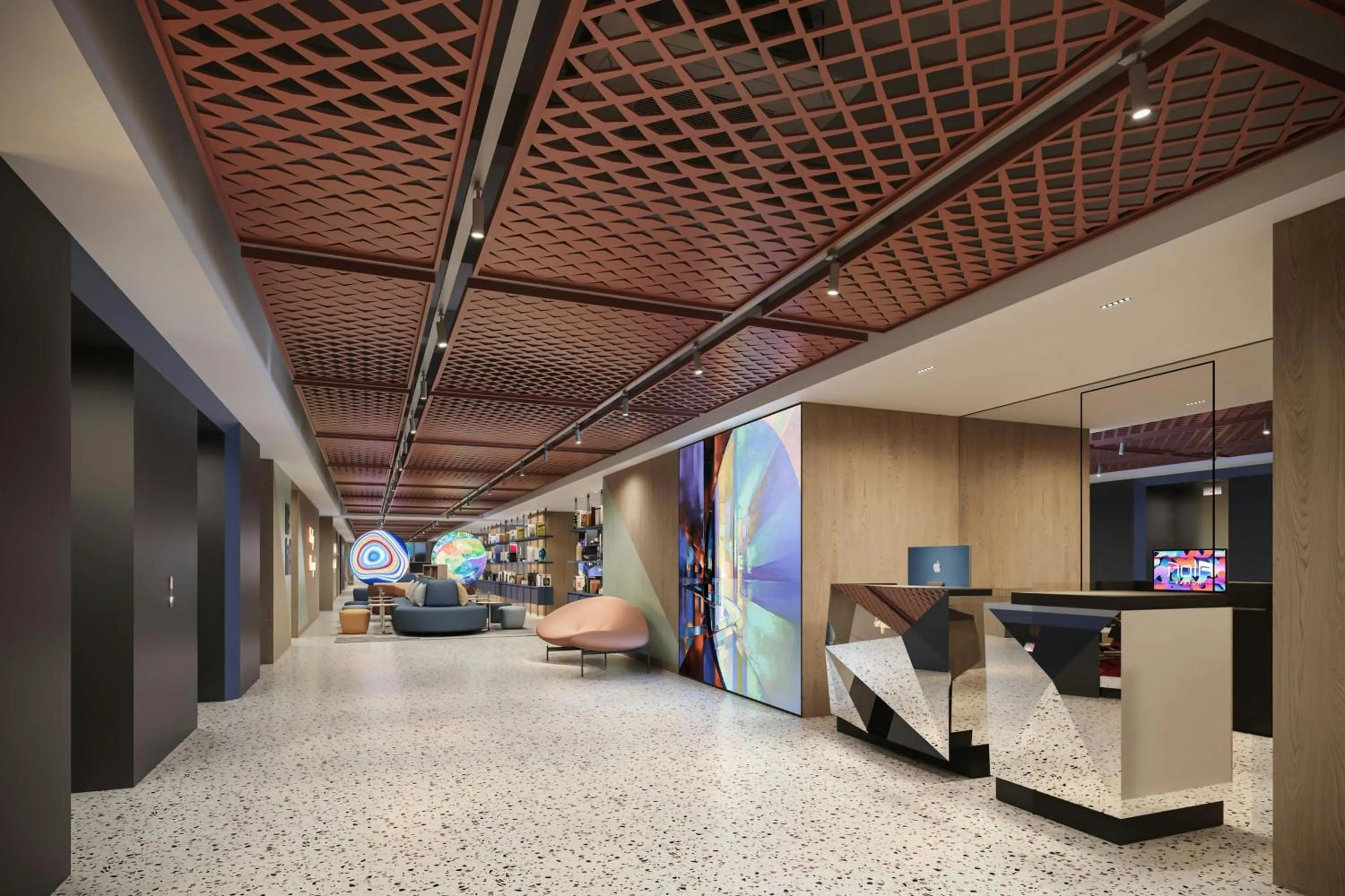 Lobby or reception in Aloft Istanbul Karakoy