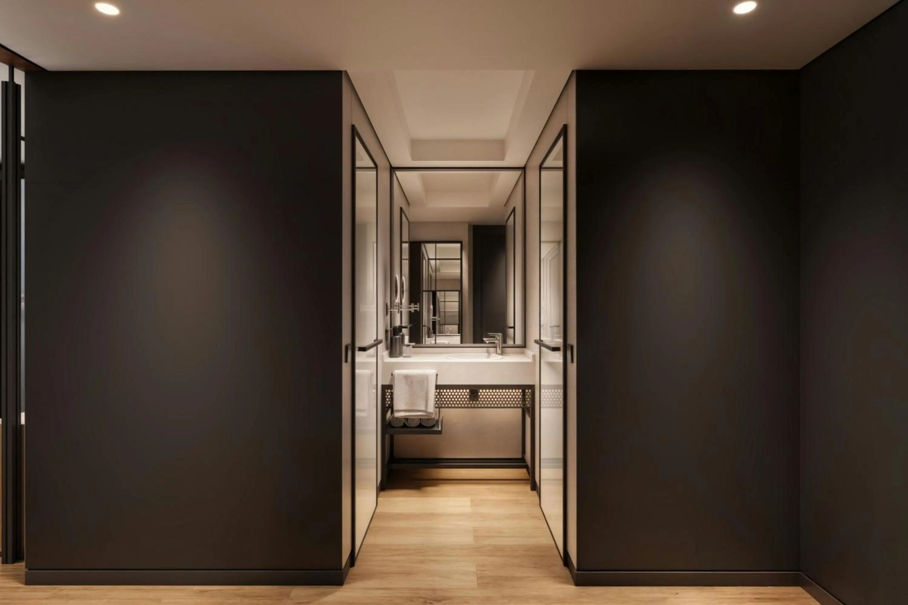 Bathroom in Aloft Istanbul Karakoy