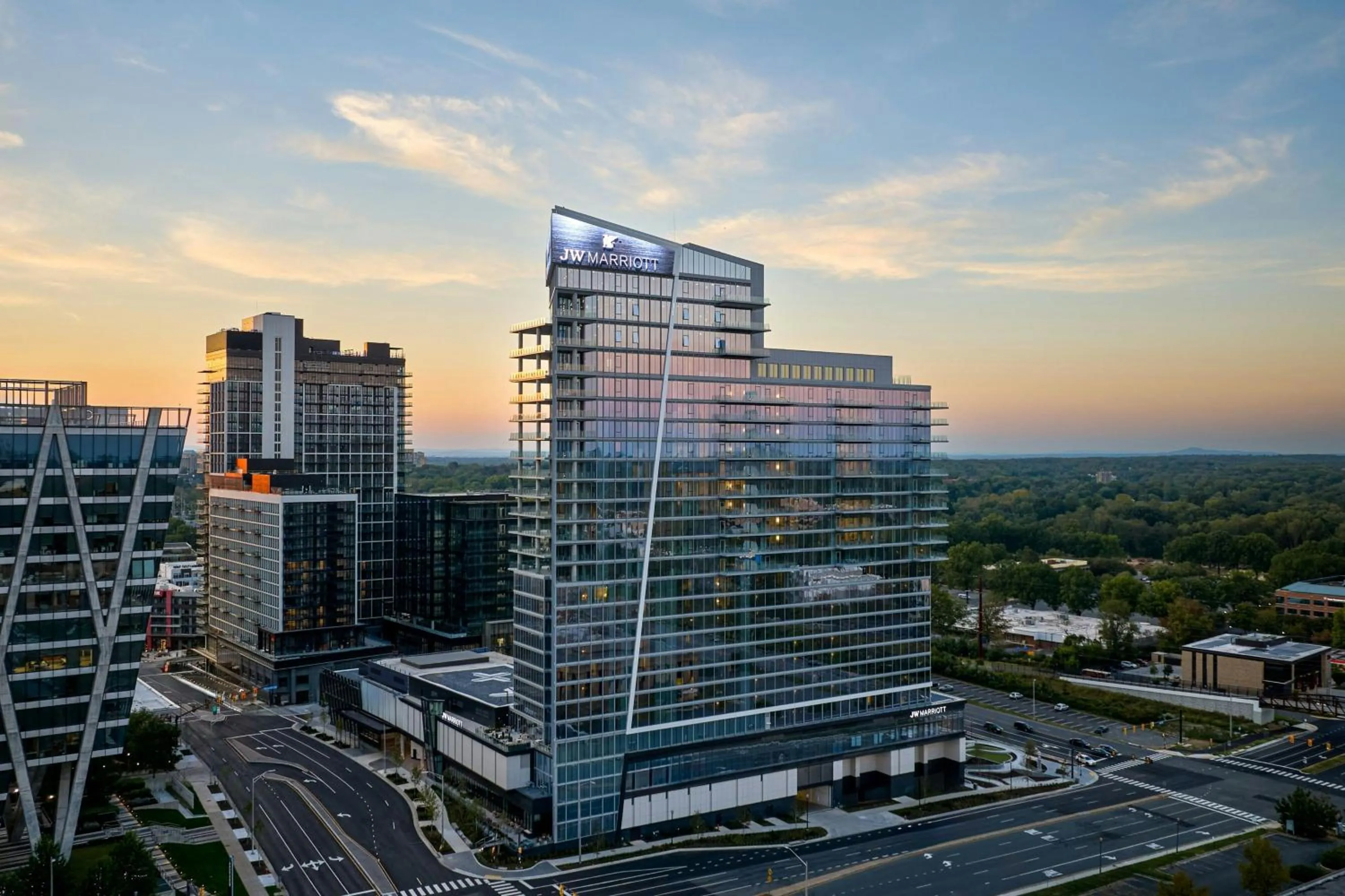Property building in JW Marriott Reston Station
