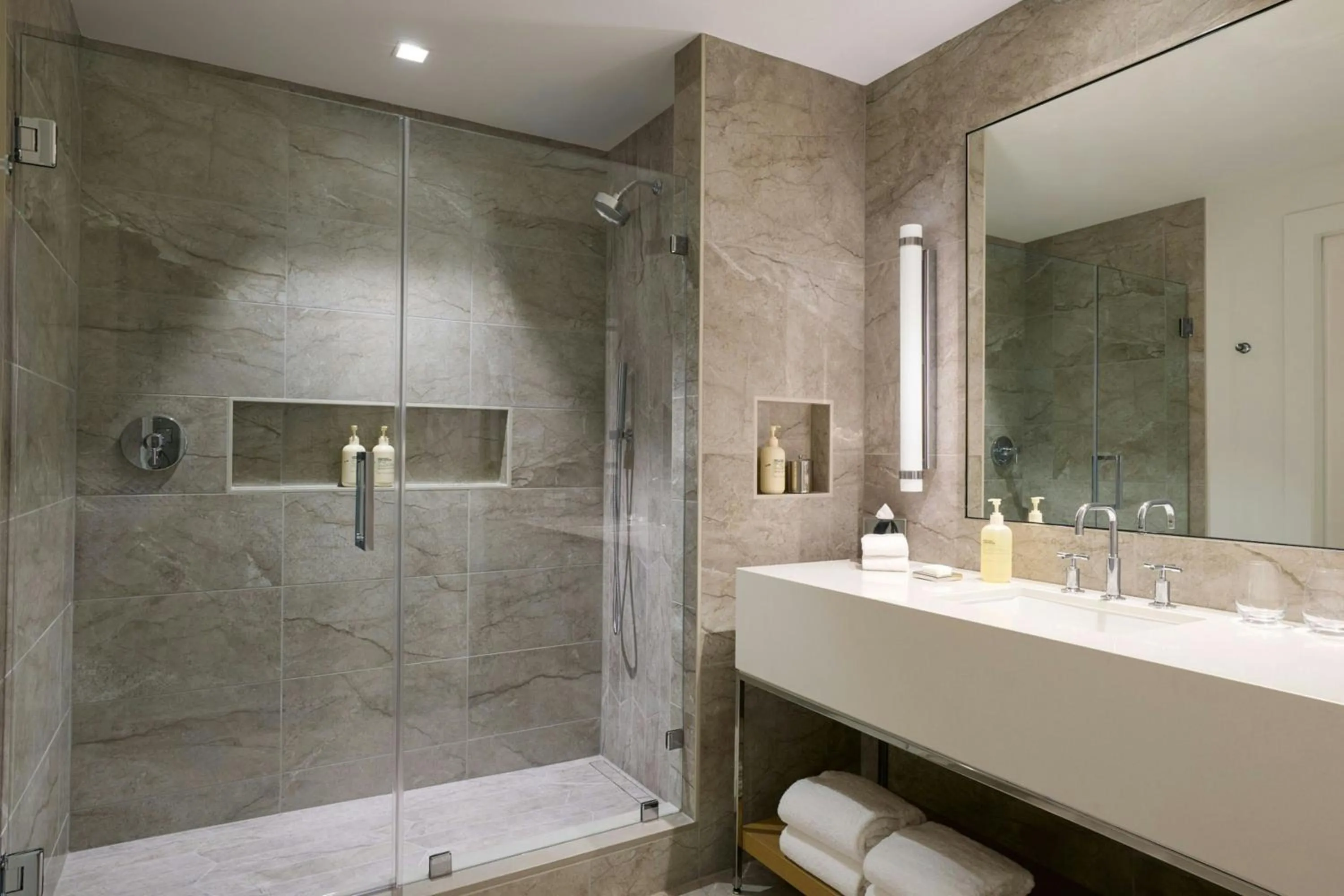 Bathroom in JW Marriott Reston Station