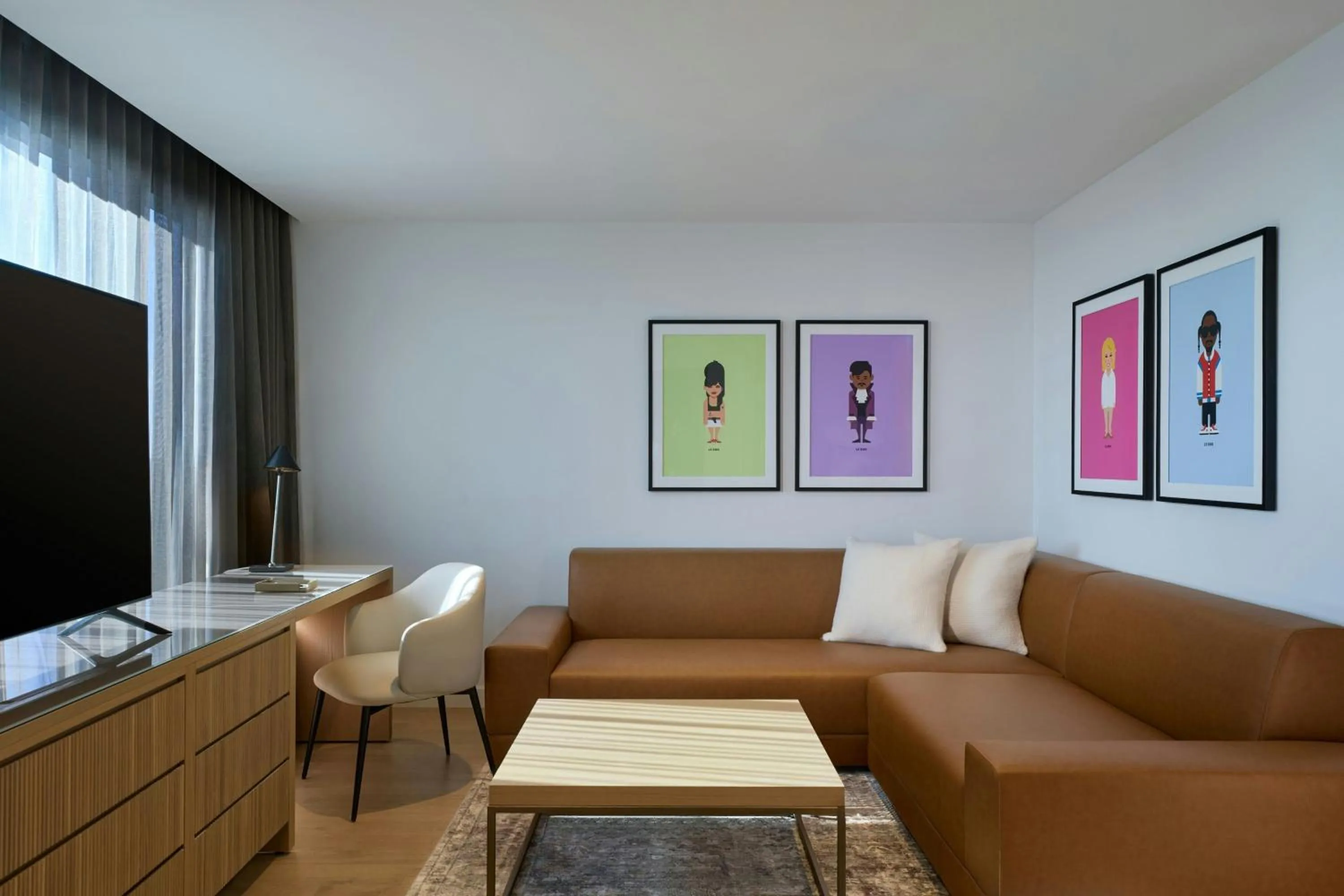 Living room in JW Marriott Reston Station